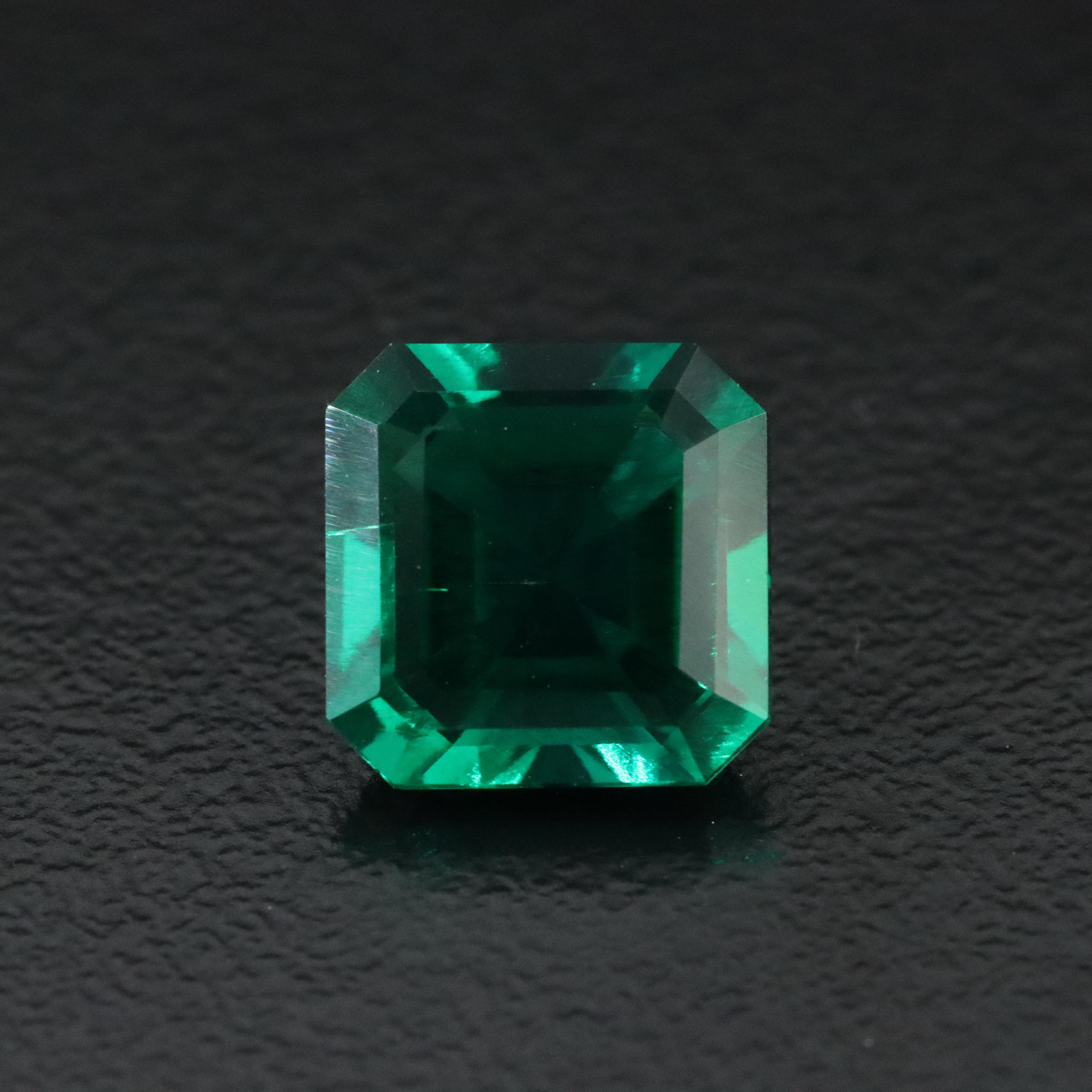 Loose 3.18 CT Lab Grown Emerald