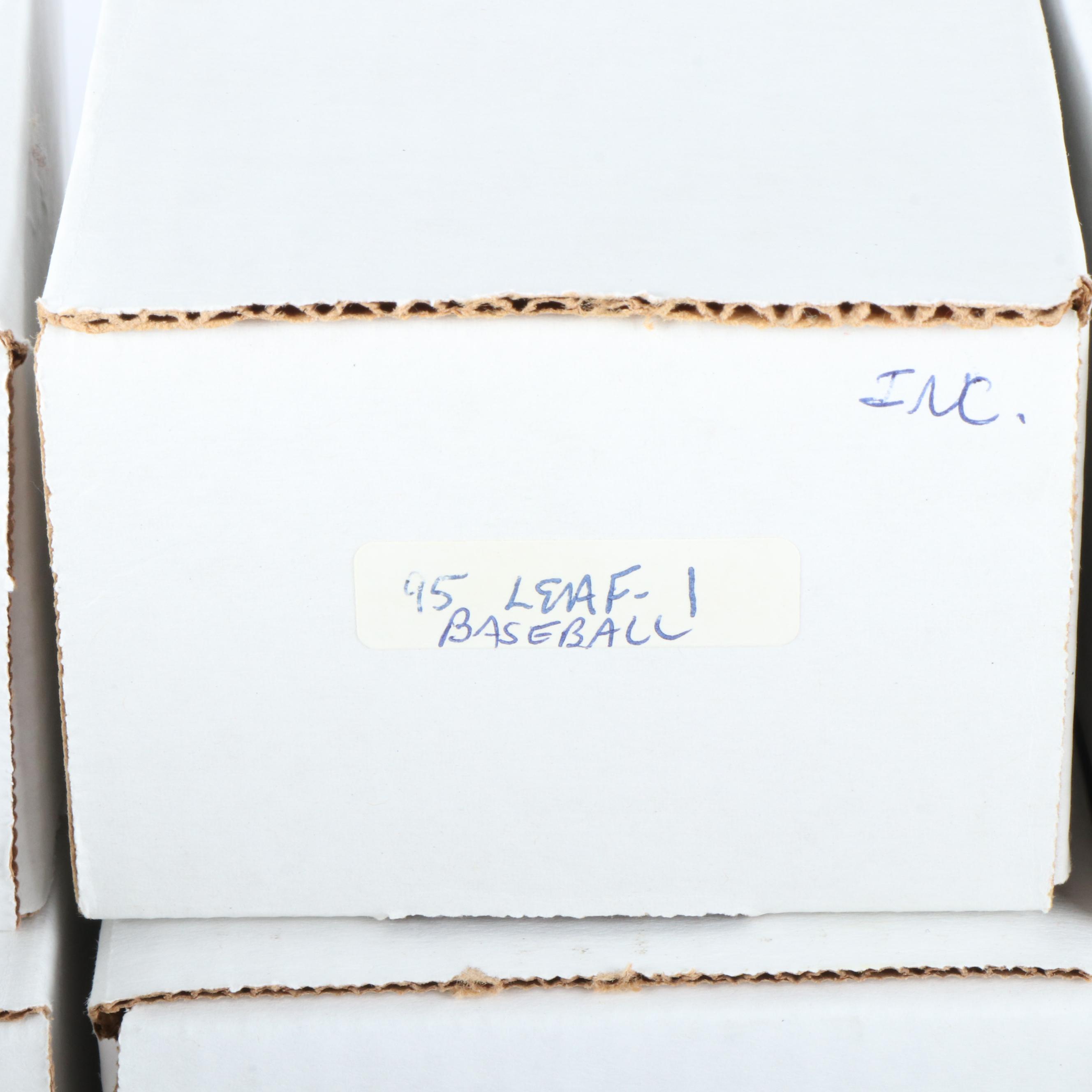 Sixteen Boxes of Baseball and Football Cards, 1980s to 1990s