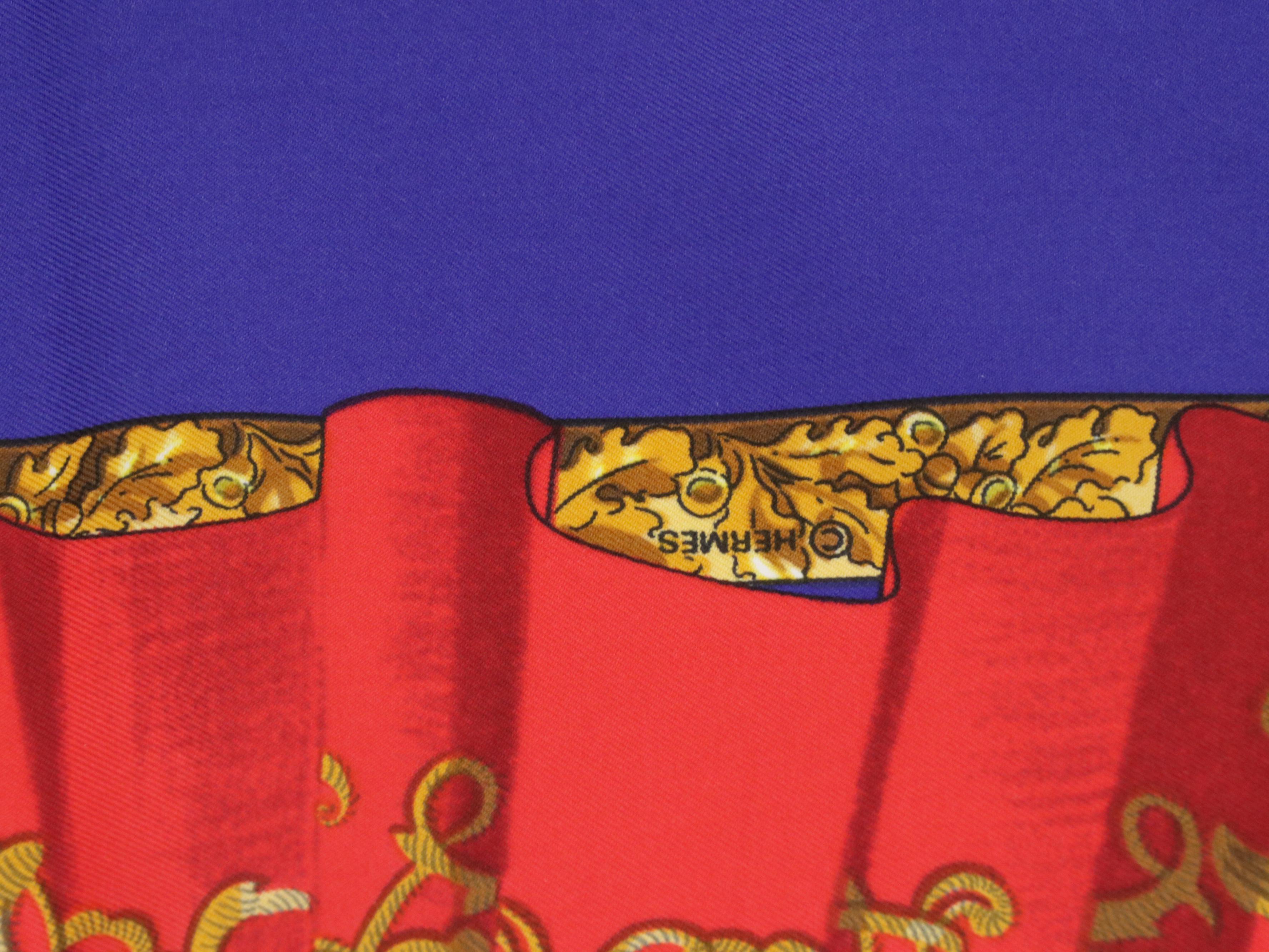 Hermès "Souvenirs de Paris" Scarf 90 in Silk Twill with Box