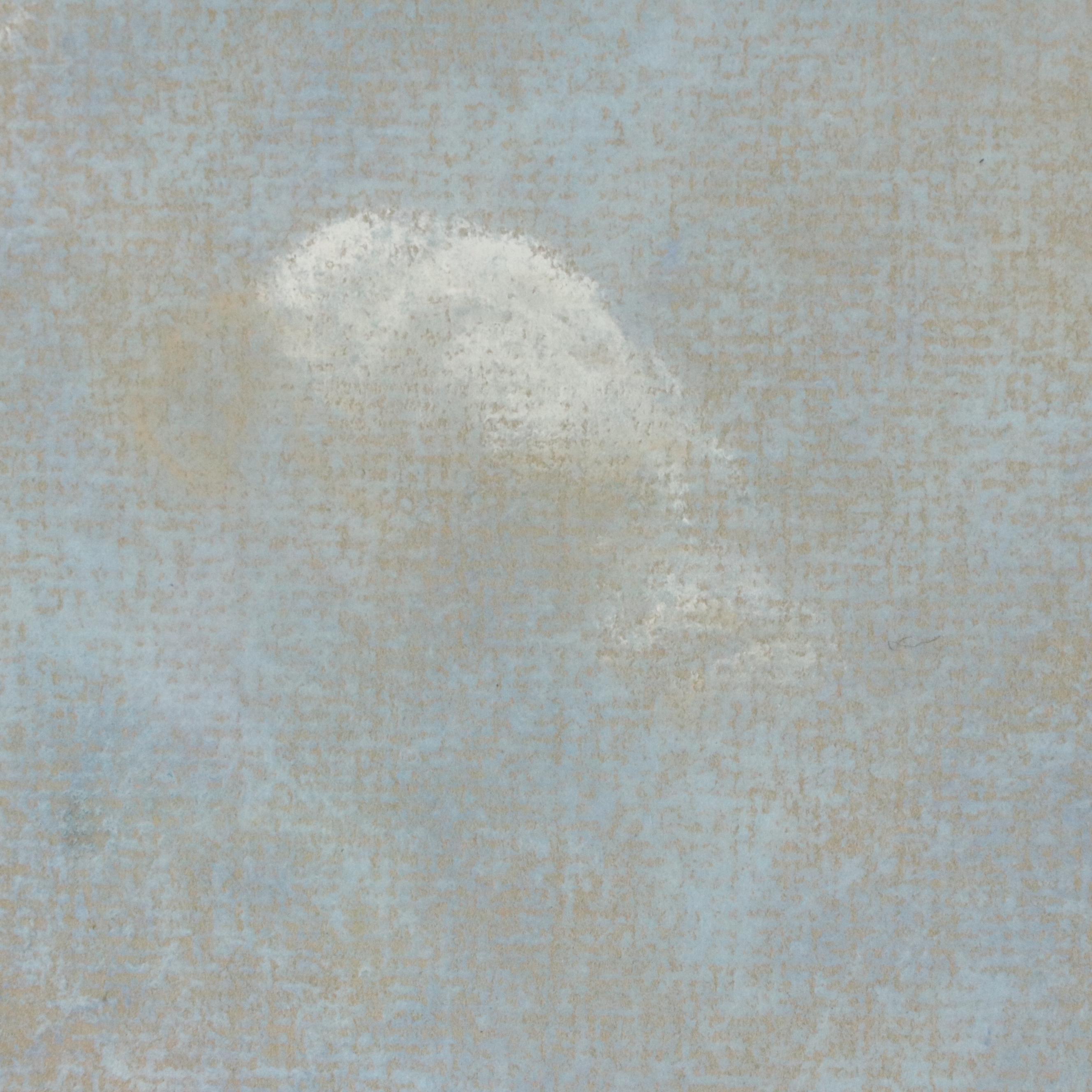 G. Gorby Beach Landscape Pastel Drawing, 1974