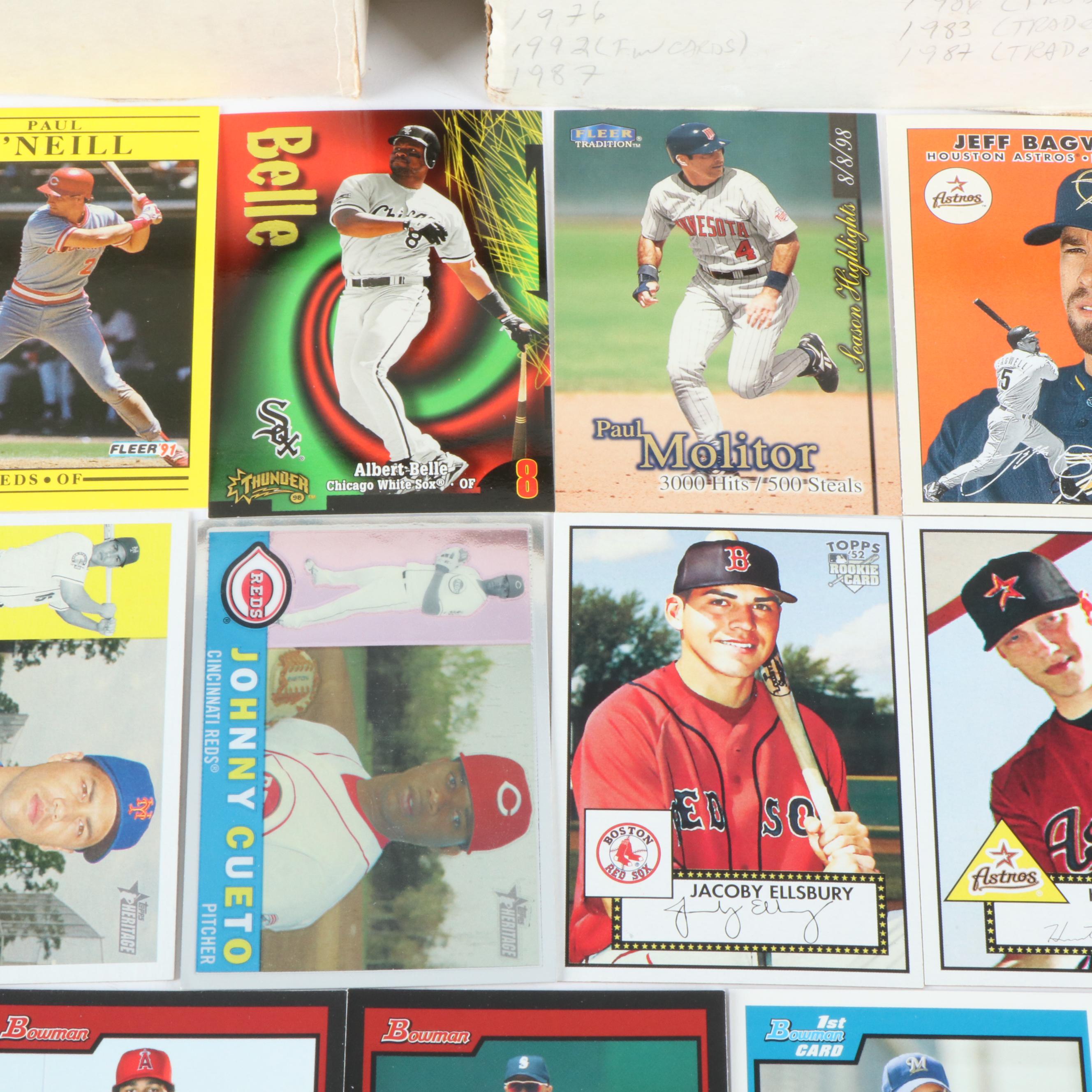 Over 9,400 Baseball Cards, Late 1980s to Early 2000s