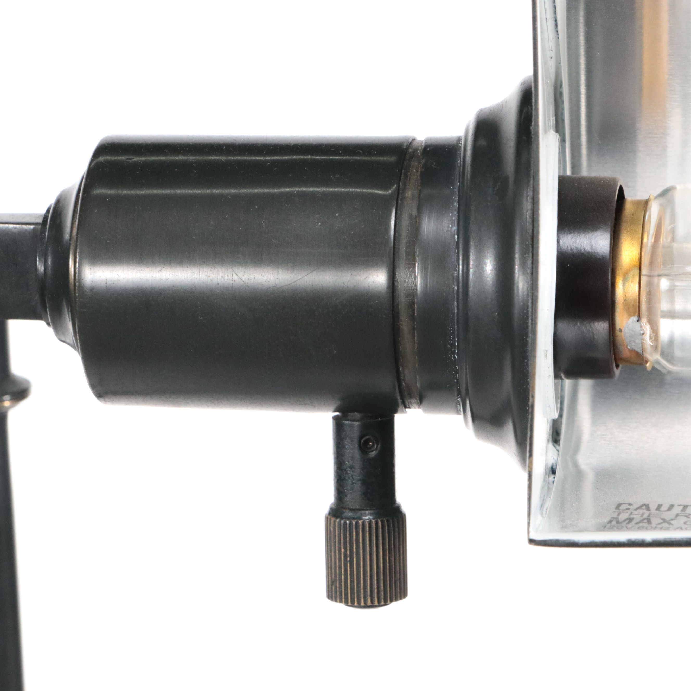 Postmodern Gunmetal Grey Swing Arm Pharmacy Floor Lamp, 2006