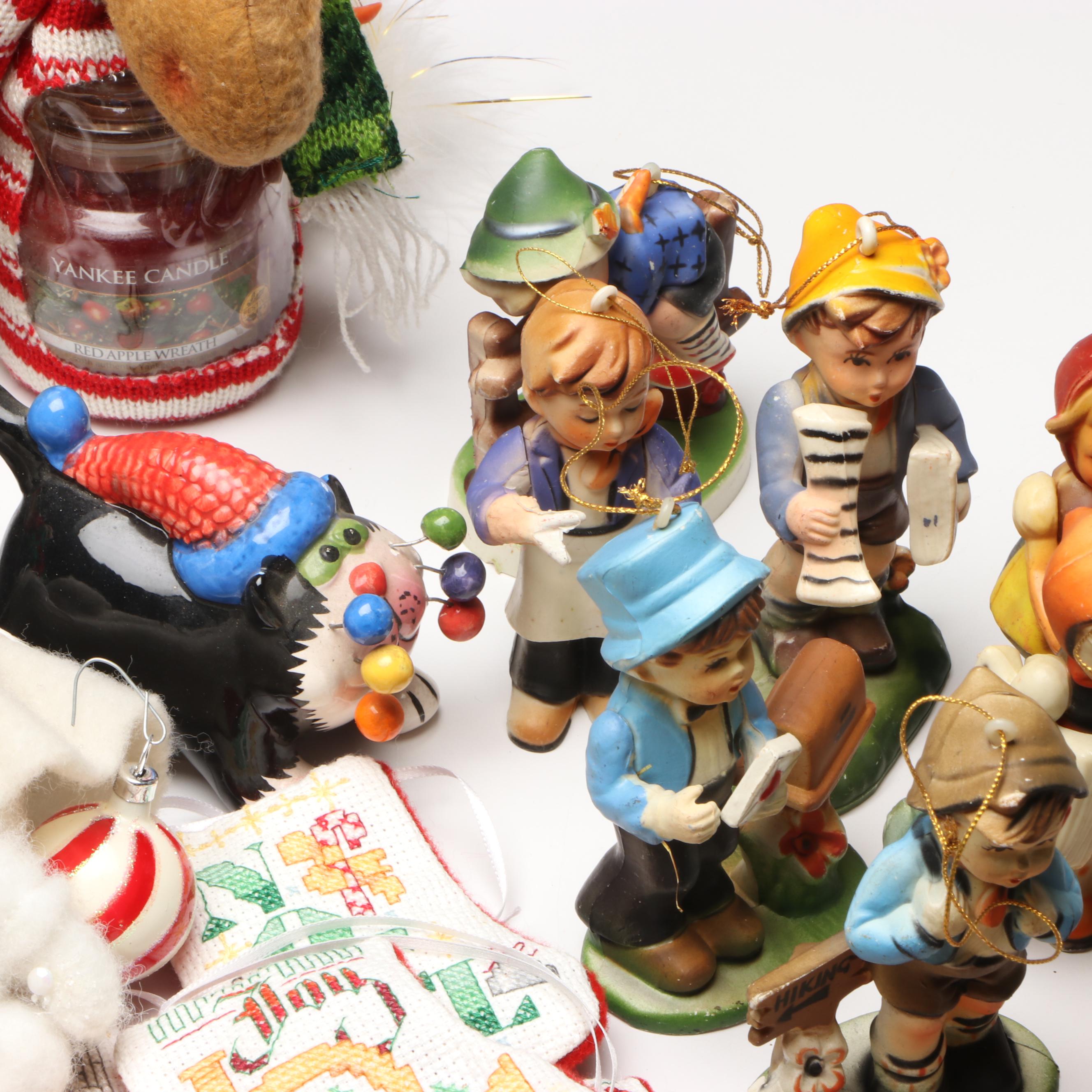 Lenox "Season's Greetings" Bells with Other Christmas Ornaments and More