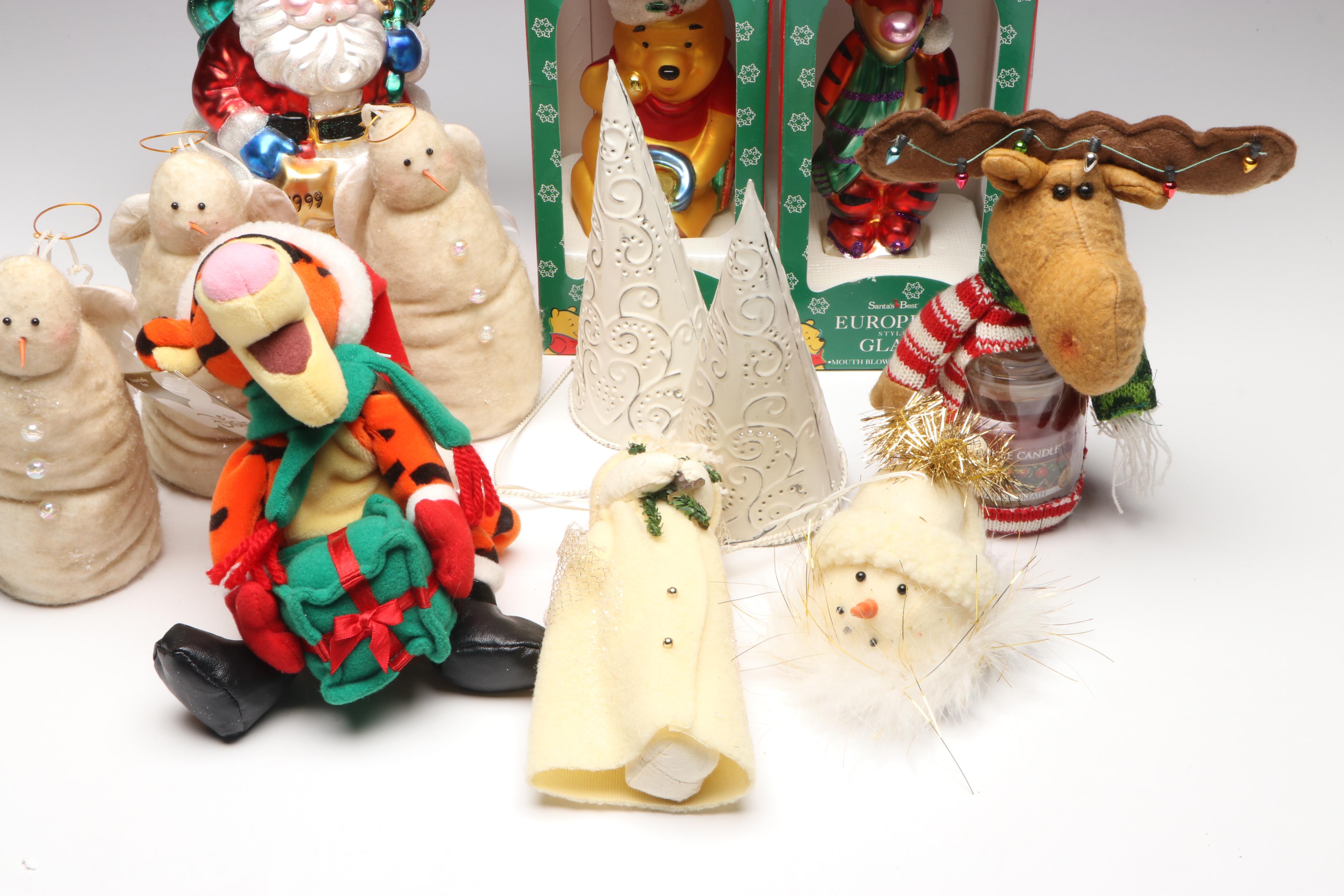 Lenox "Season's Greetings" Bells with Other Christmas Ornaments and More