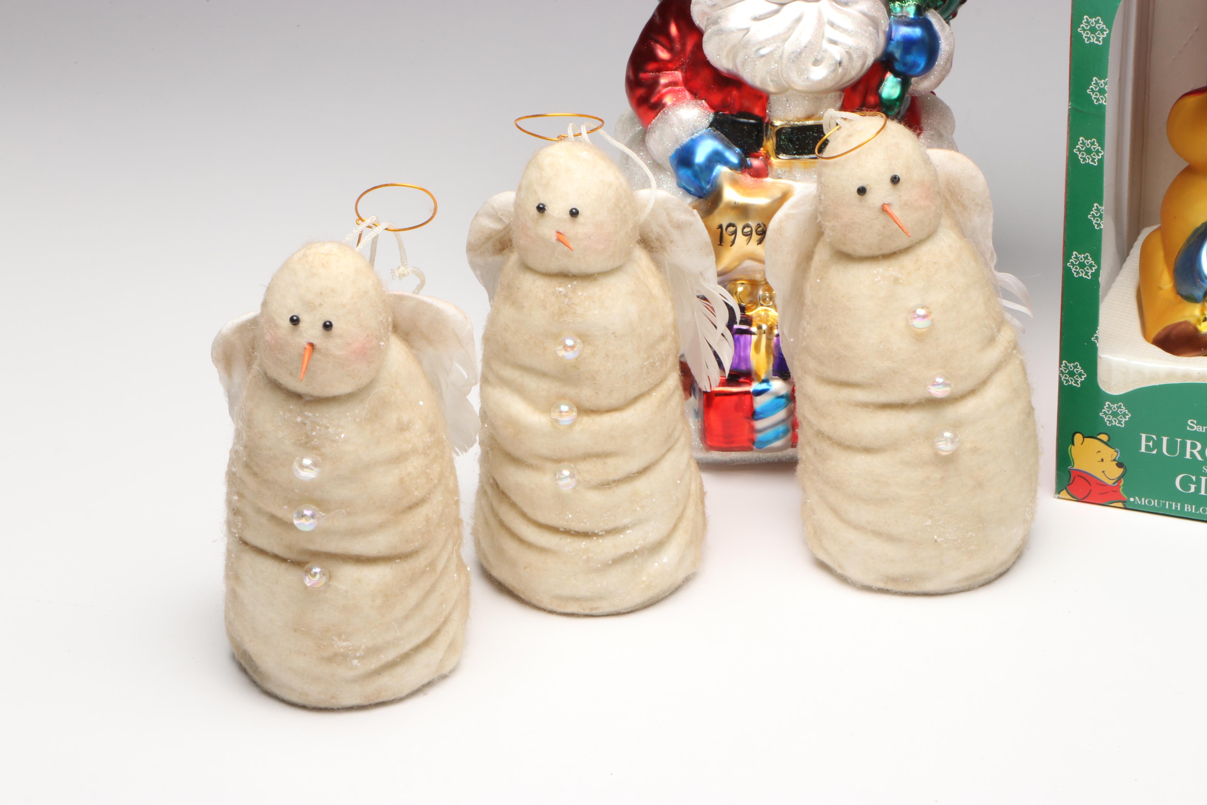 Lenox "Season's Greetings" Bells with Other Christmas Ornaments and More