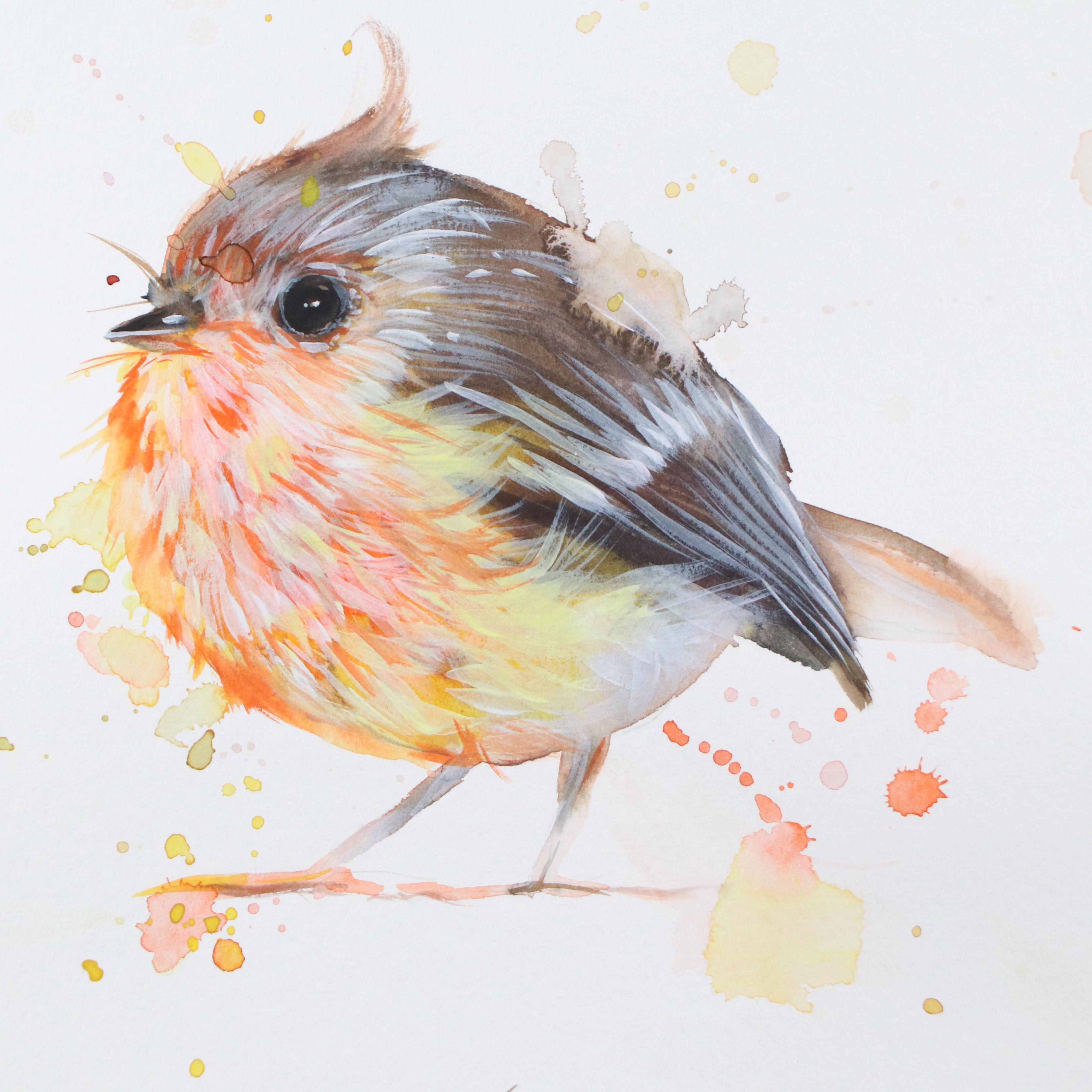 Inga Kovalenko Watercolor Painting of Bird, 2025