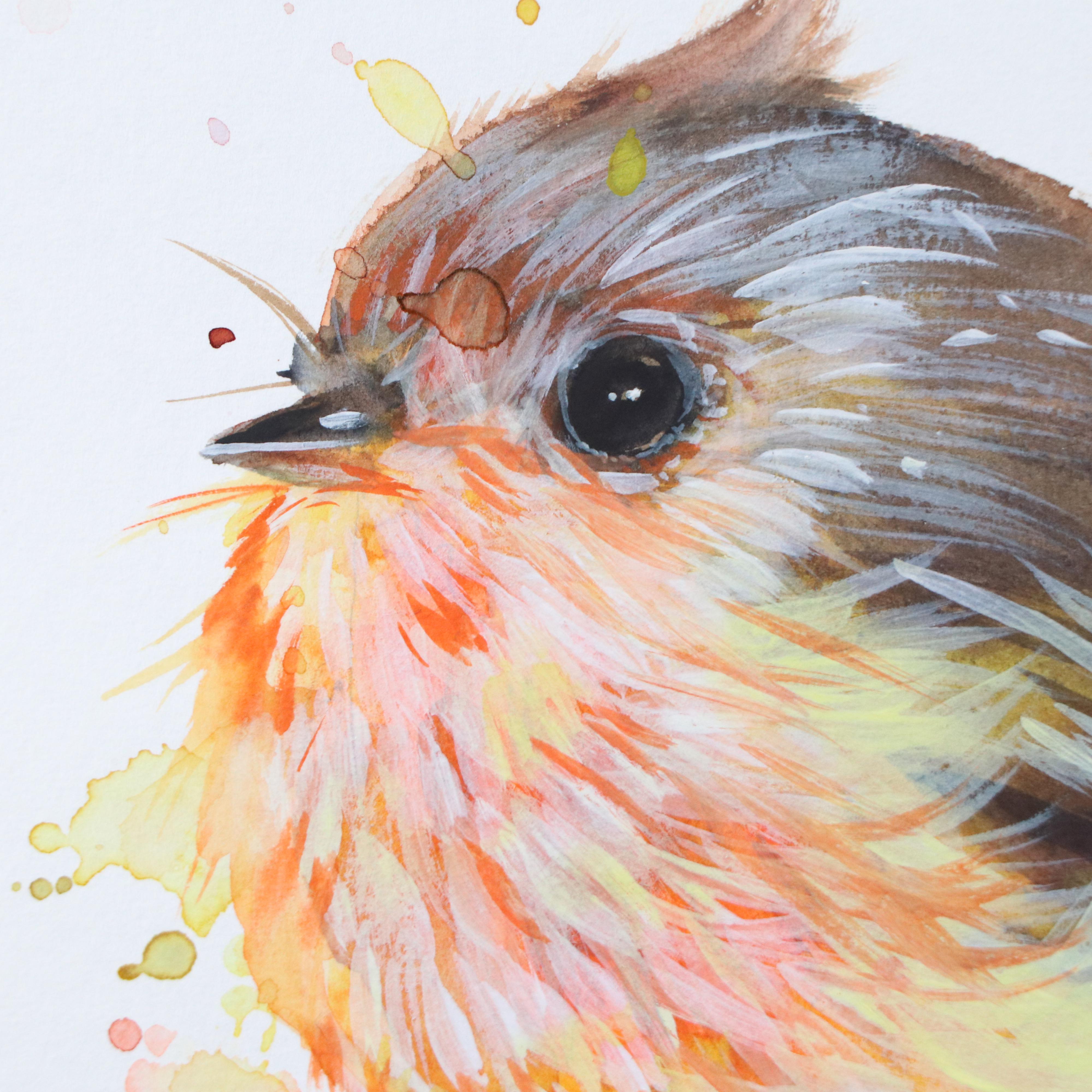 Inga Kovalenko Watercolor Painting of Bird, 2025