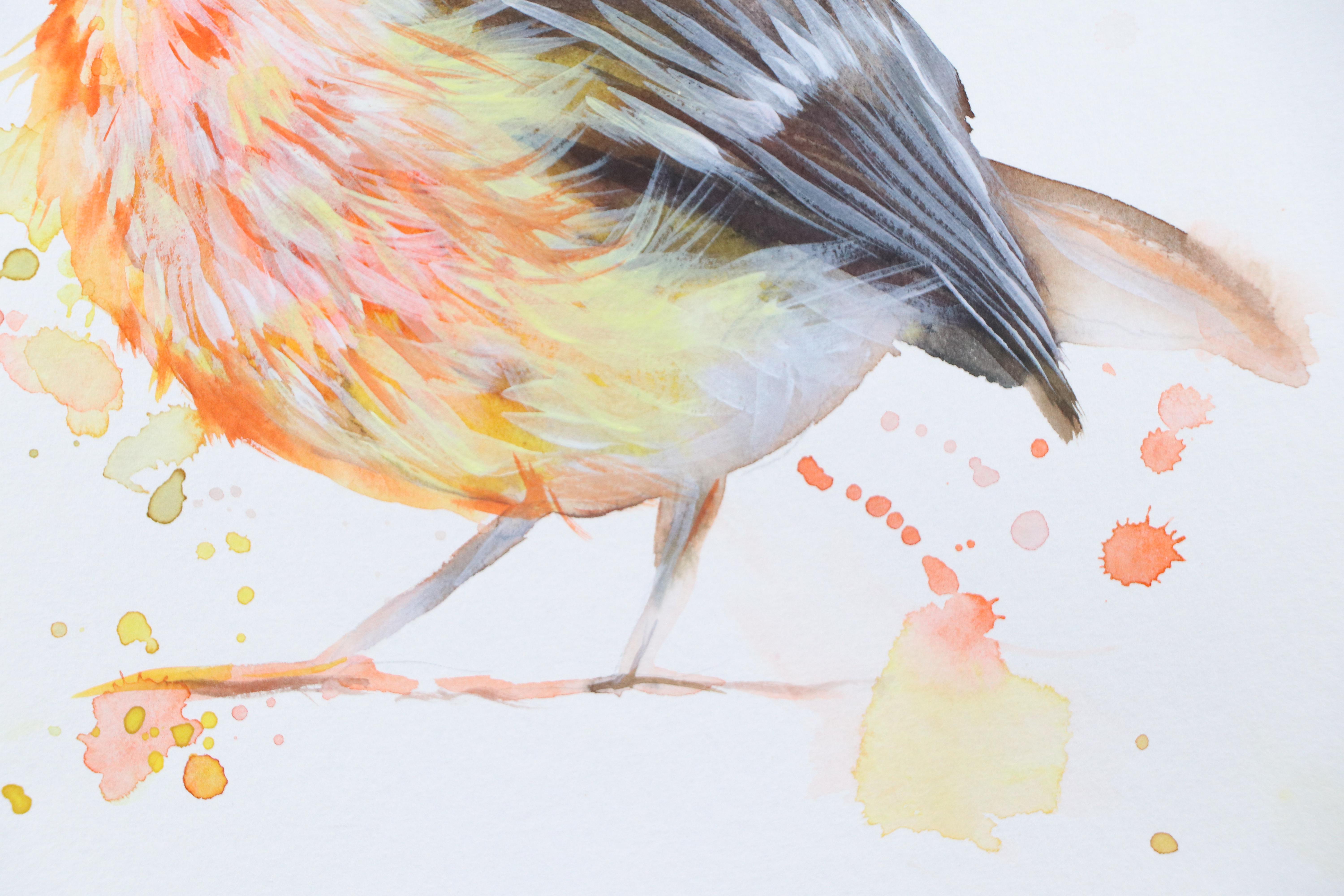 Inga Kovalenko Watercolor Painting of Bird, 2025