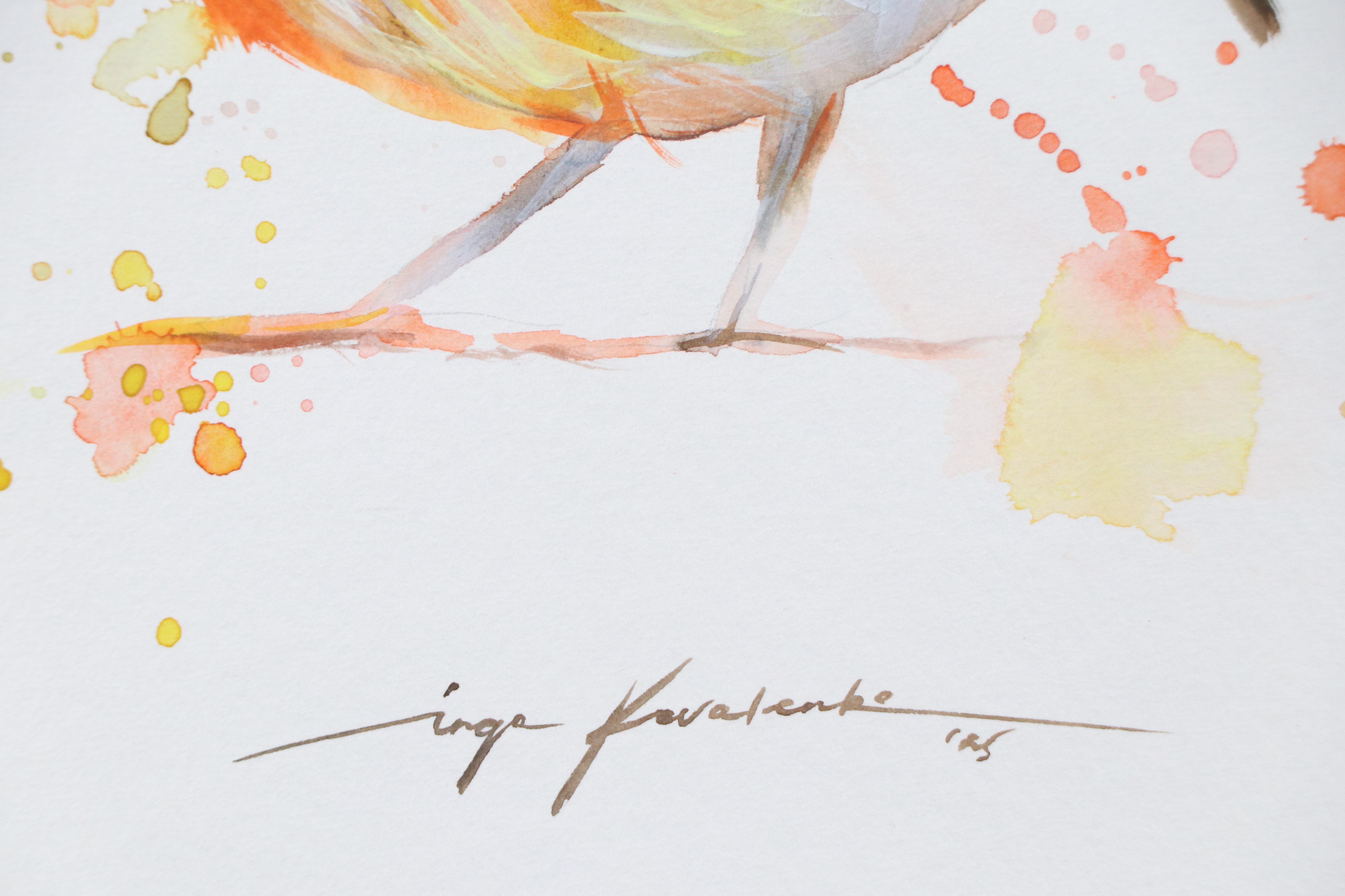 Inga Kovalenko Watercolor Painting of Bird, 2025