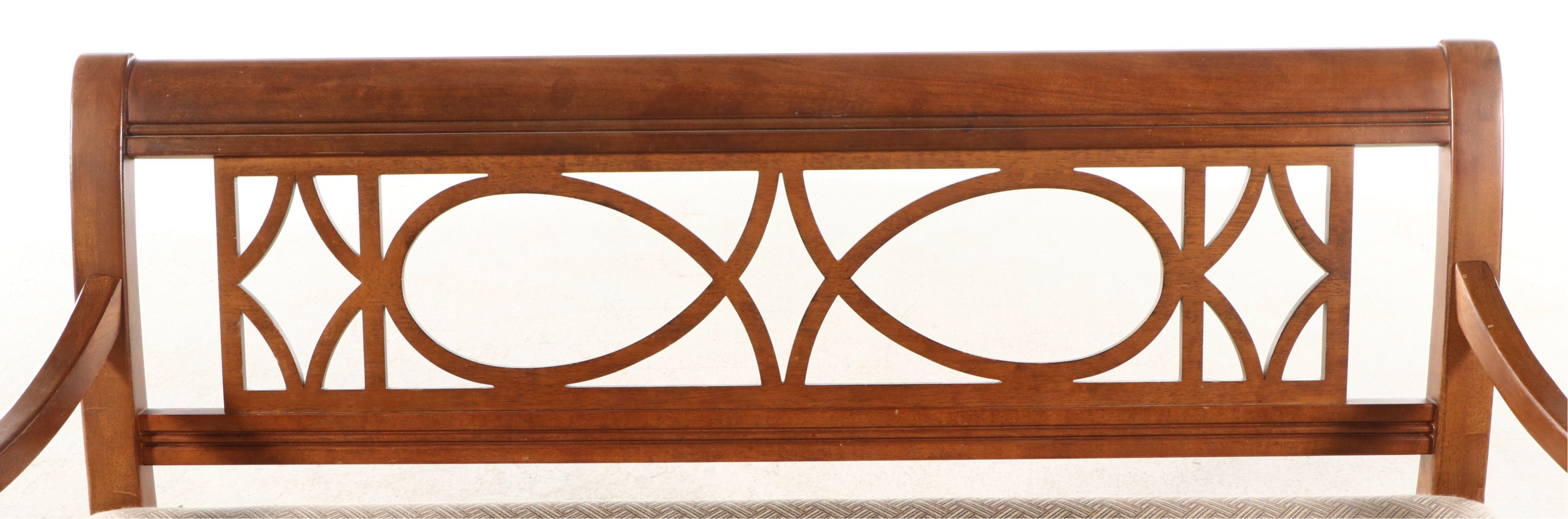 Alexander Julian for Universal Furniture Mahogany Bench