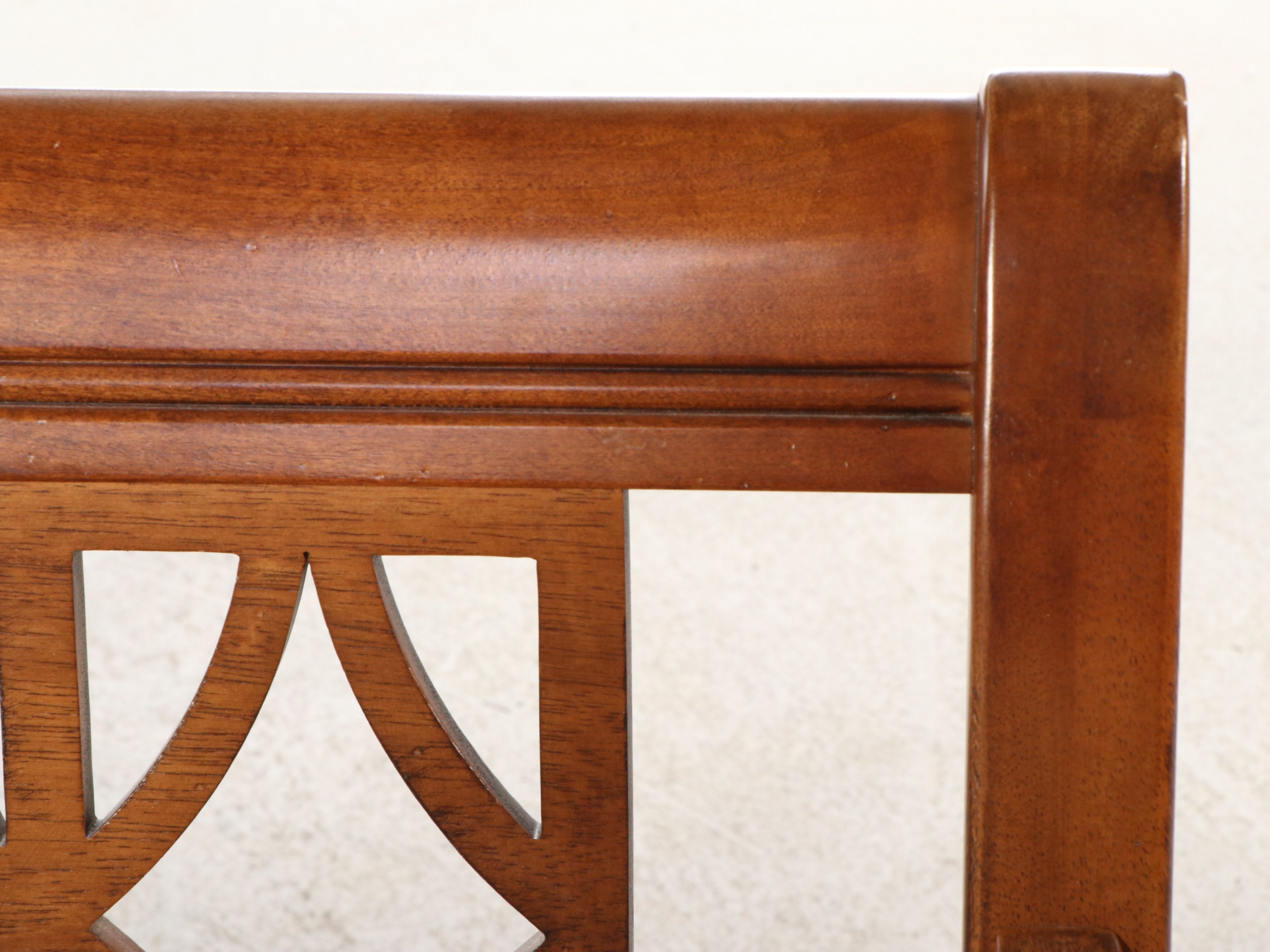 Alexander Julian for Universal Furniture Mahogany Bench