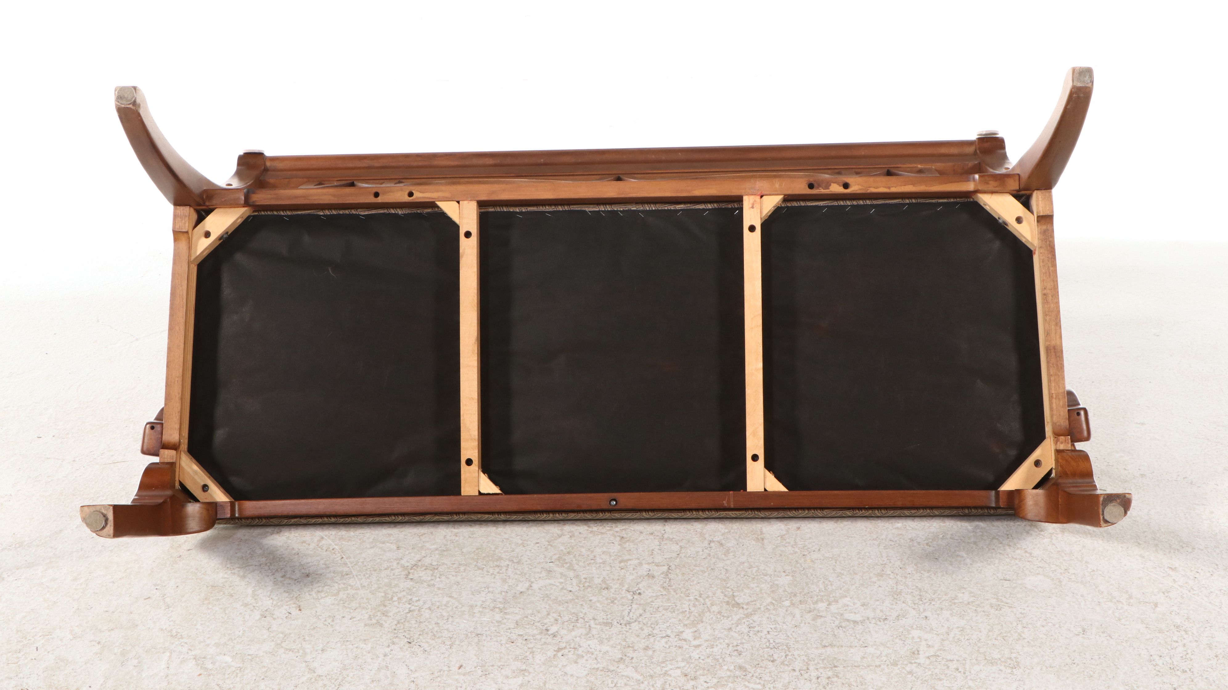 Alexander Julian for Universal Furniture Mahogany Bench