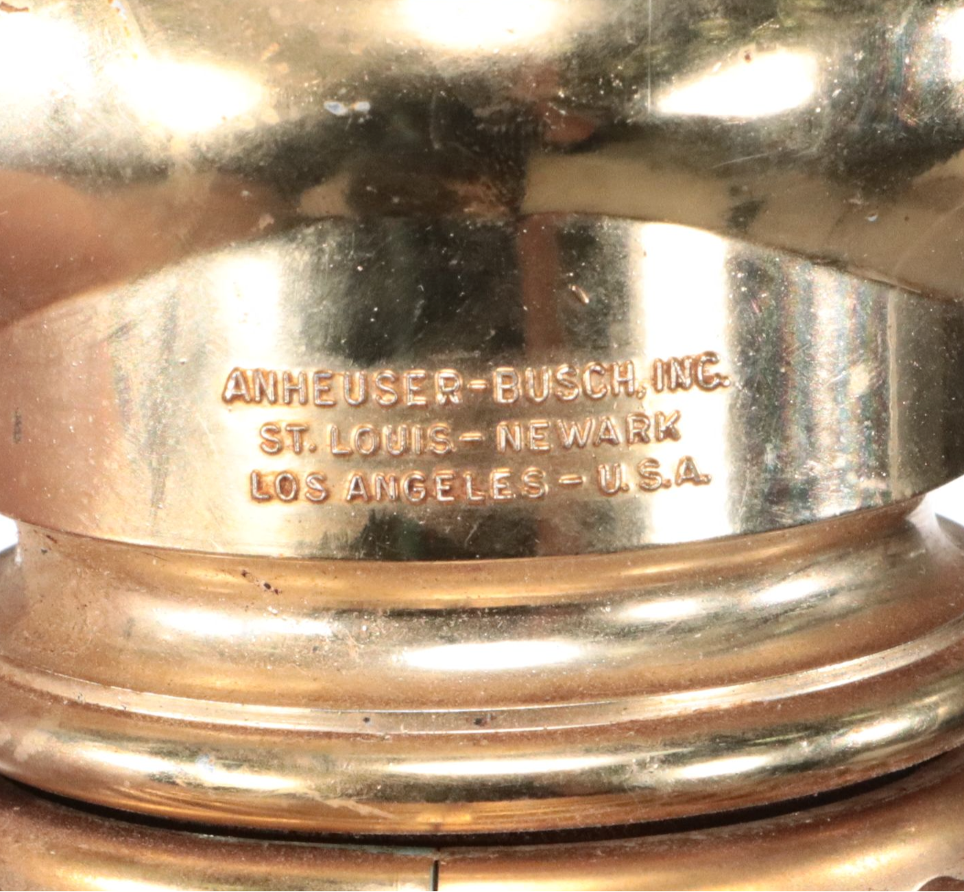 Budweiser Double Sided Rotating Pocket Watch Style Pendant Light