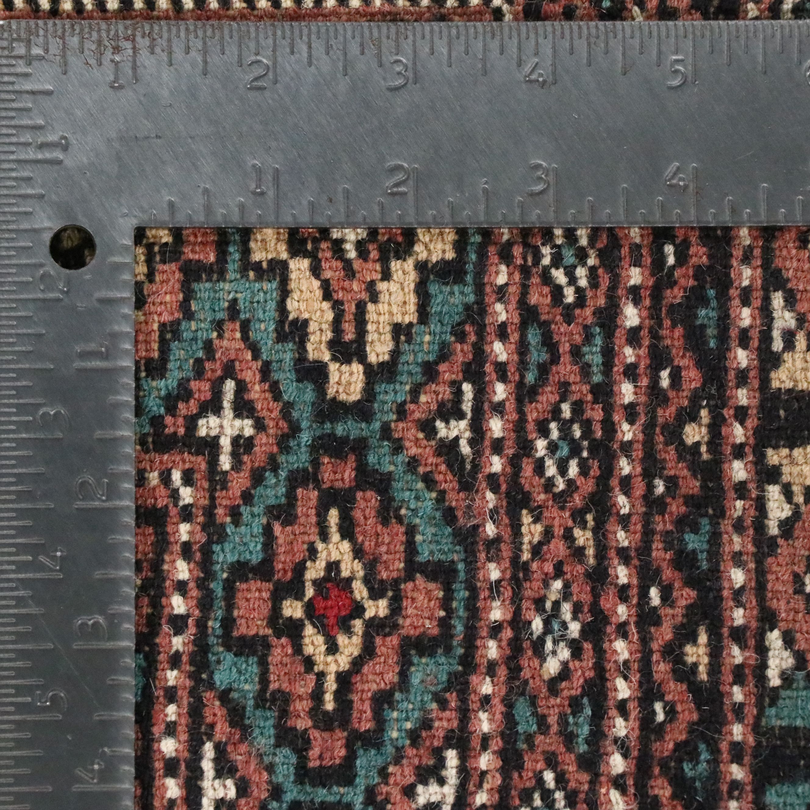 3'3 x 5' Hand-Knotted Pakistani Bokhara Accent Rug