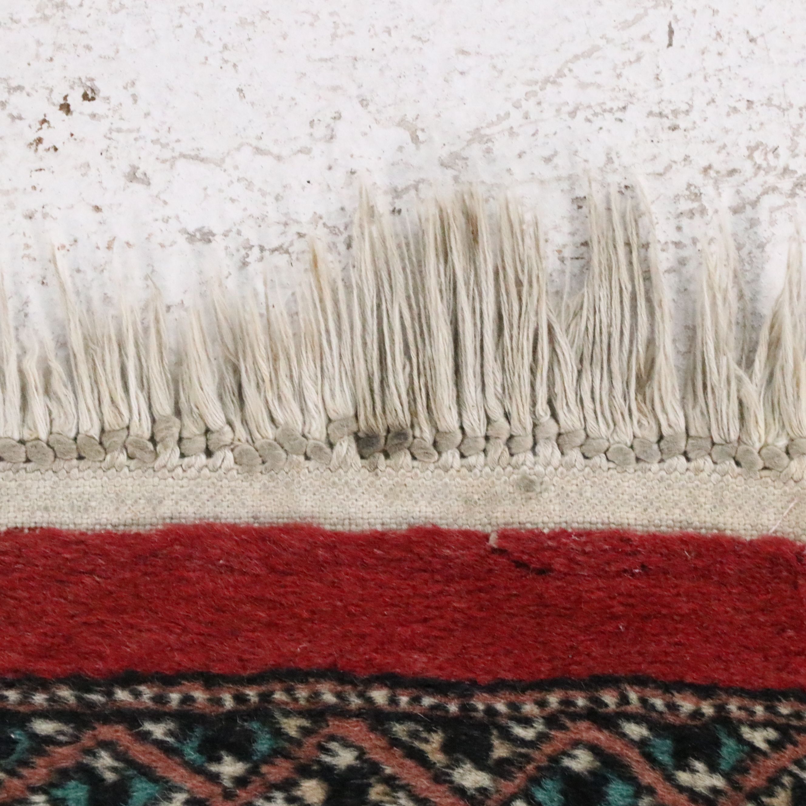 3'3 x 5' Hand-Knotted Pakistani Bokhara Accent Rug