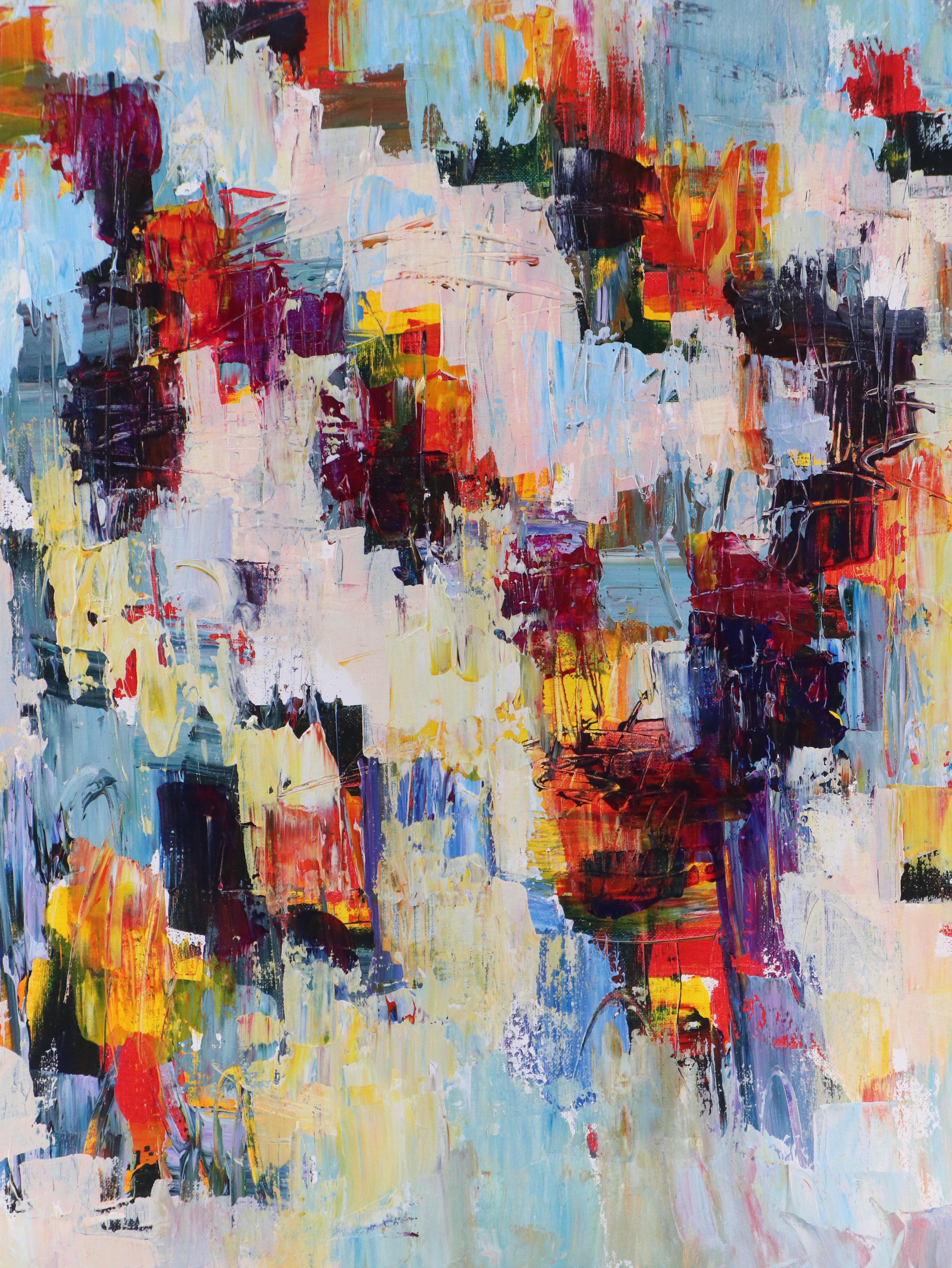 Leif Janek Abstract Acrylic Painting, 21st Century