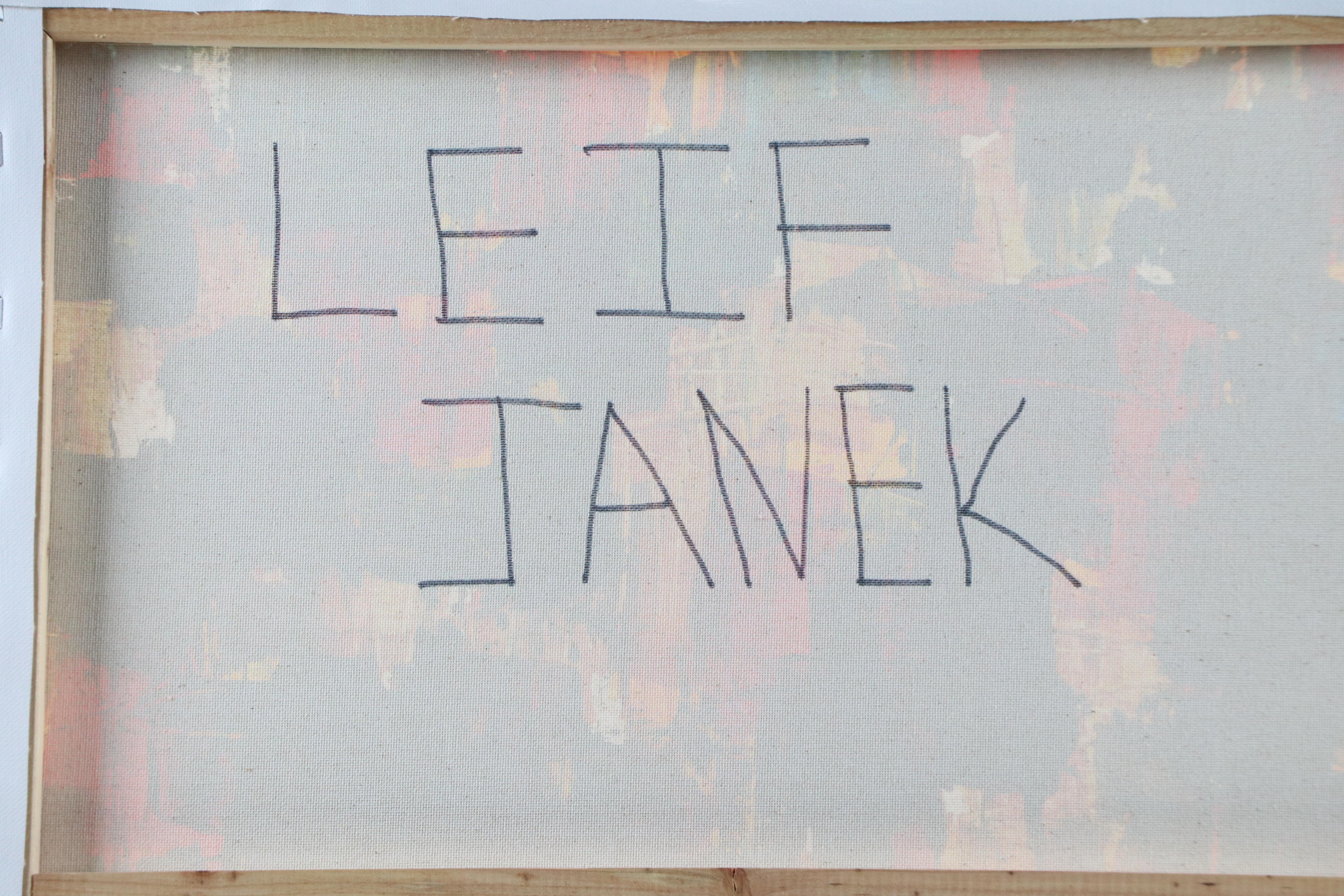 Leif Janek Abstract Acrylic Painting, 21st Century