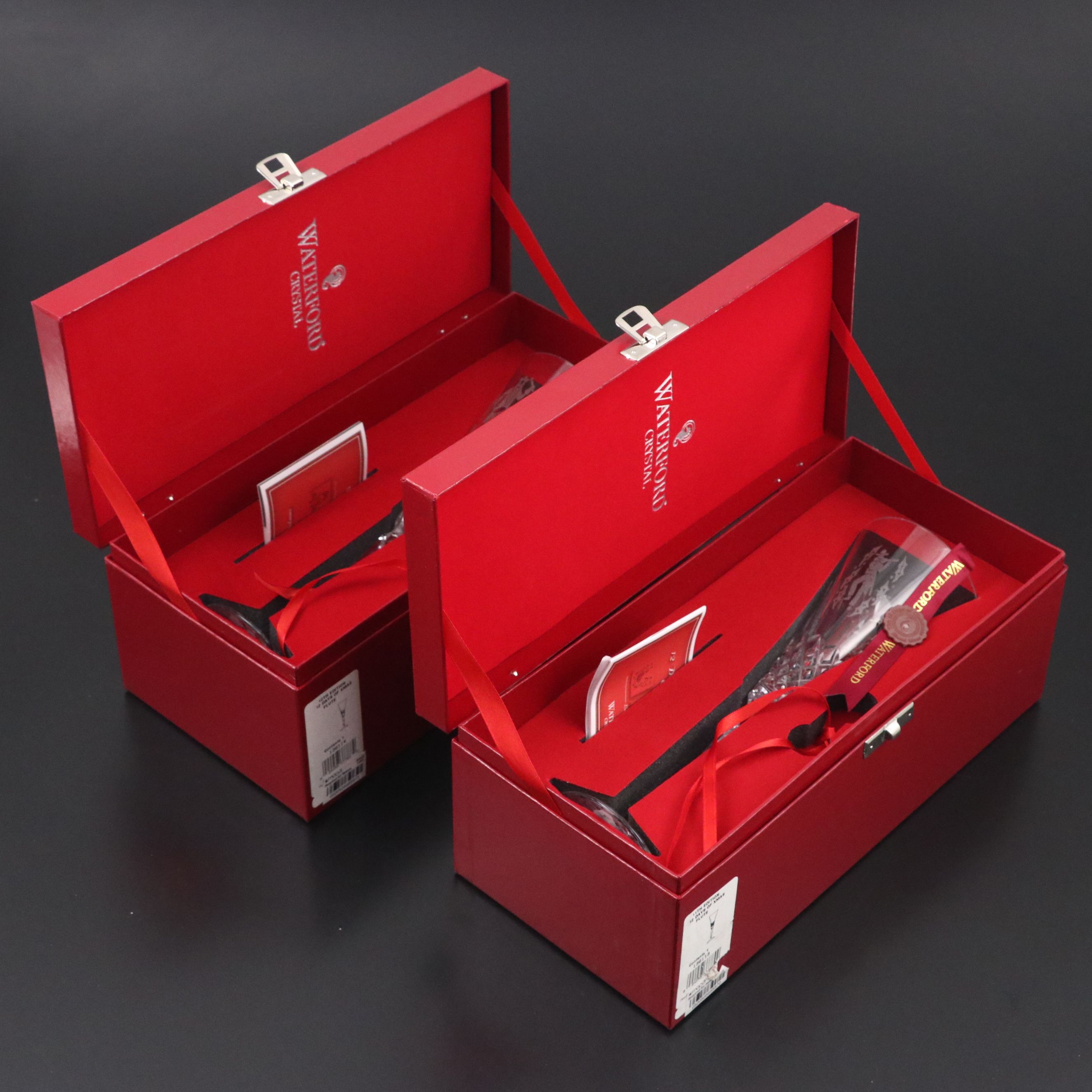 Waterford "Lismore" Drummers and "Colleen" Pipers 12 Days of Christmas Flutes