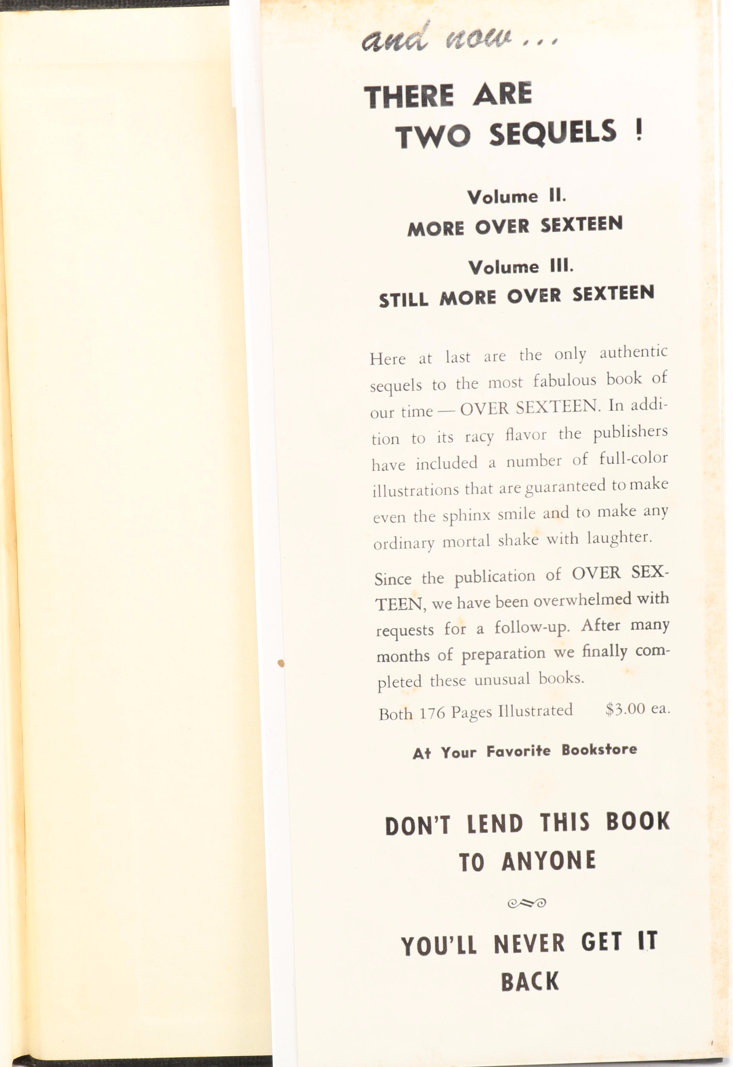 "Over Sexteen" Seven-Volume Set by J. M. Elgart