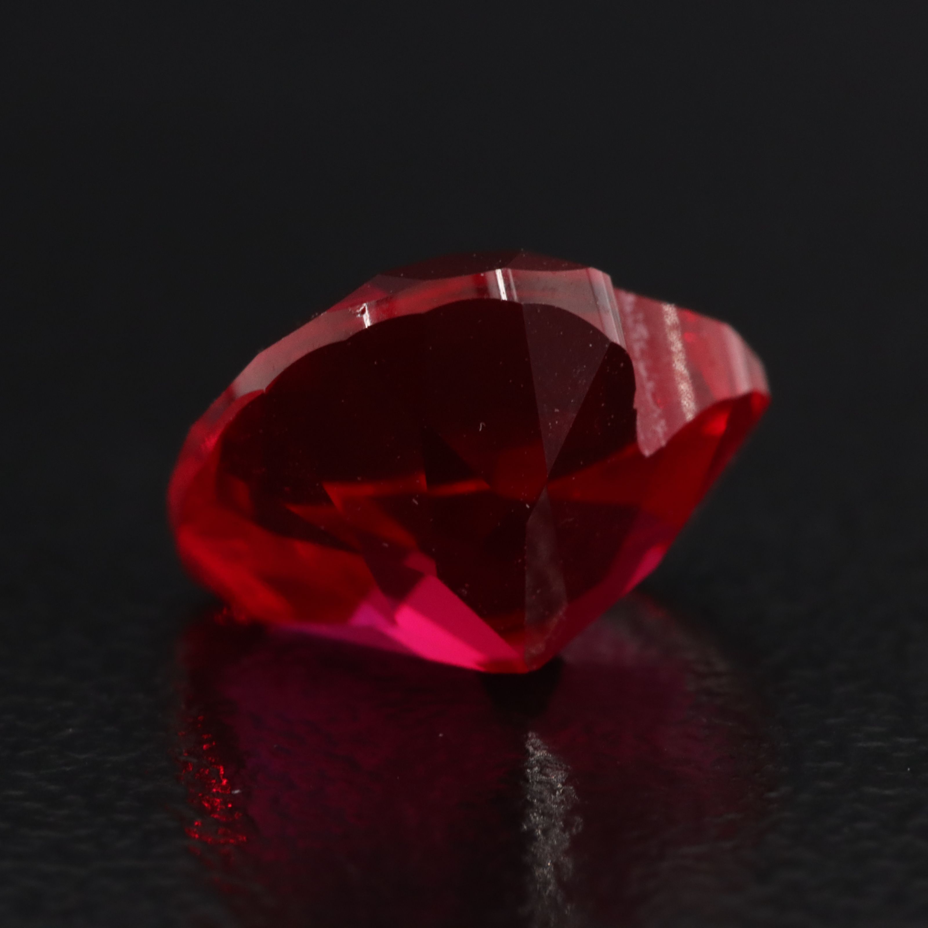 Loose 4.58 CT Lab Grown Ruby