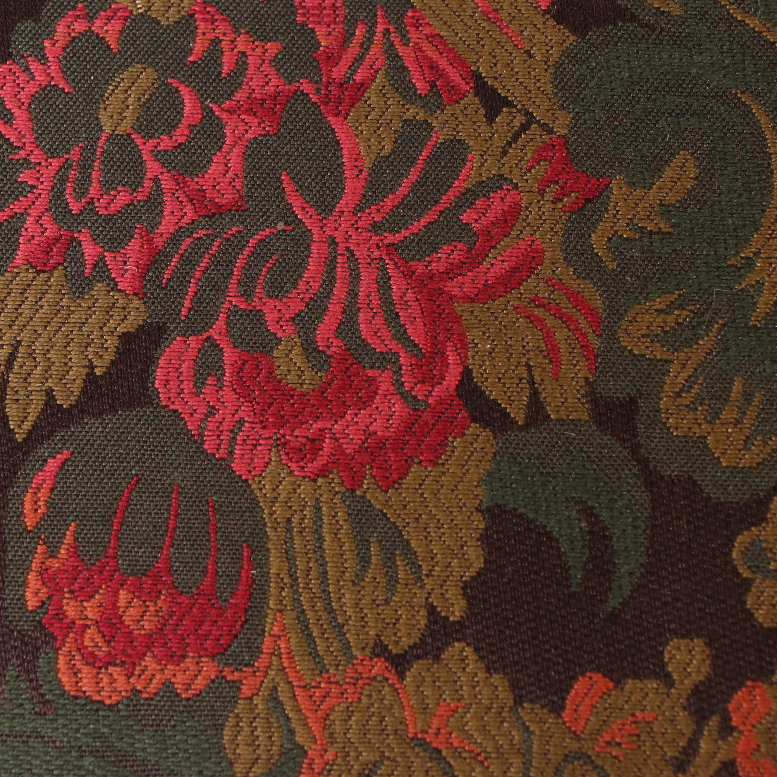 Paul Robert Louis XV Style Mixed Fabric Upholstered Settee