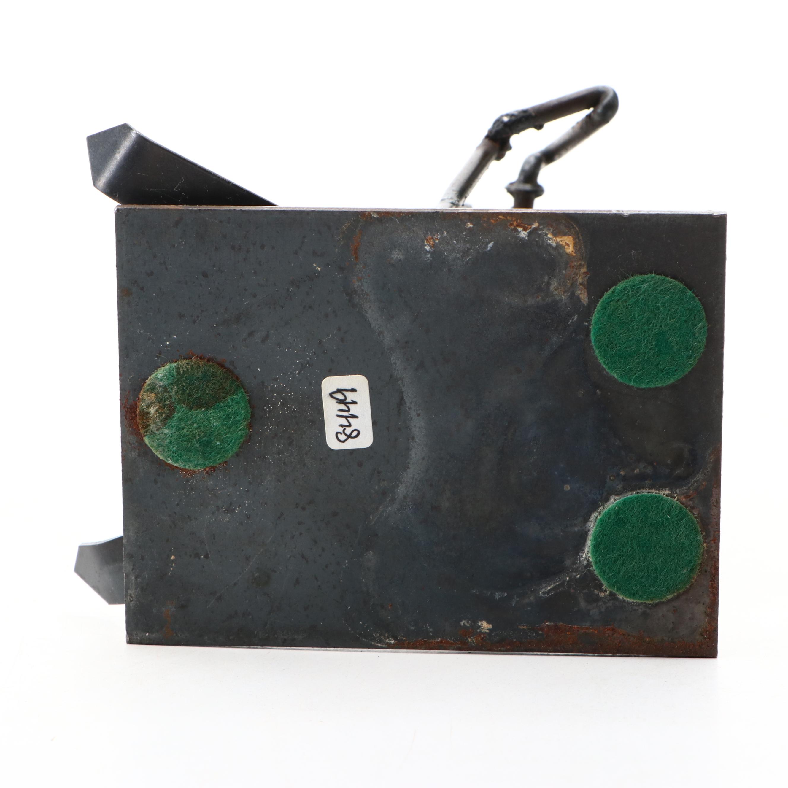 John Duffy Welded Scrap Metal Skier, 1970s