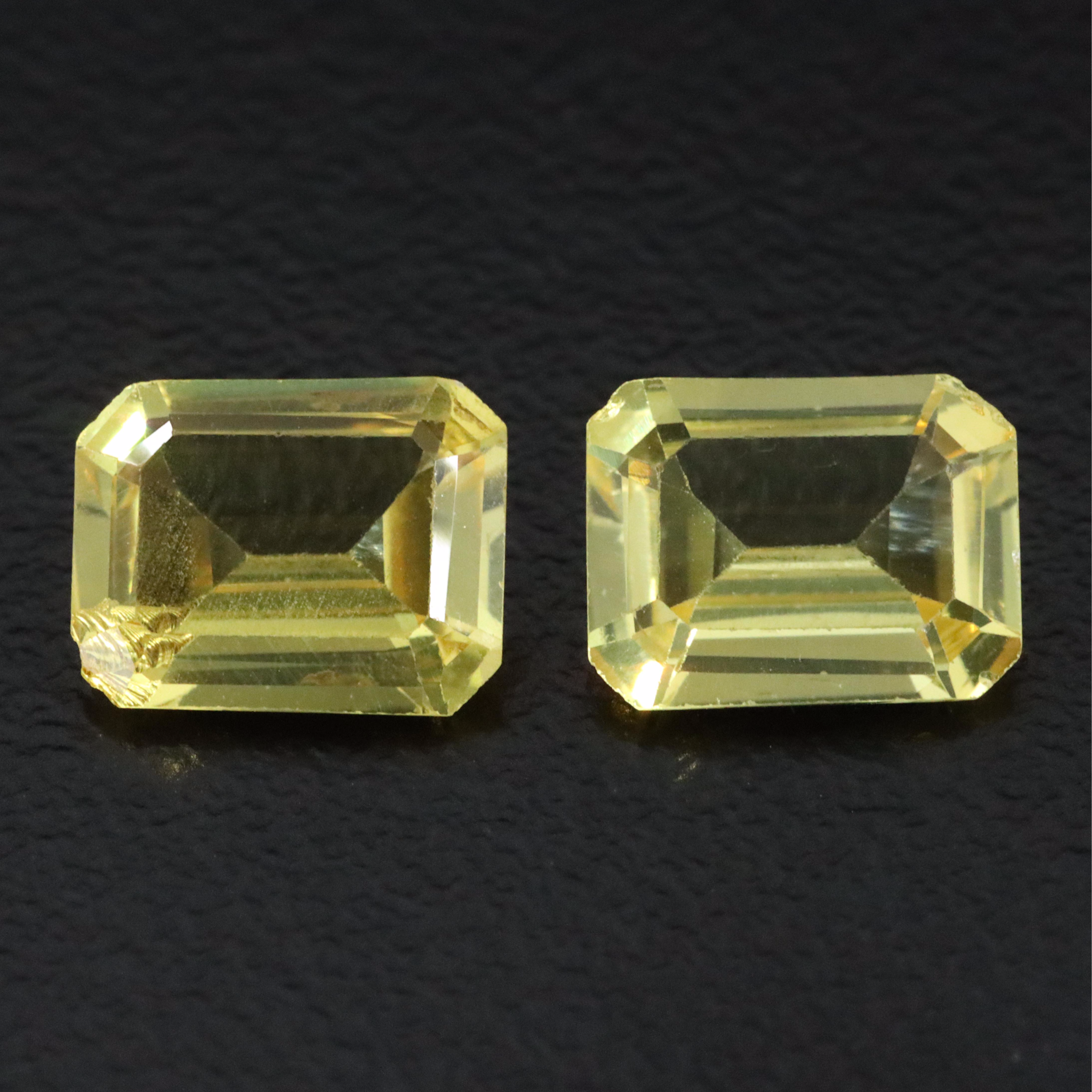 Loose 4.92 CTW Lab Grown Sapphires