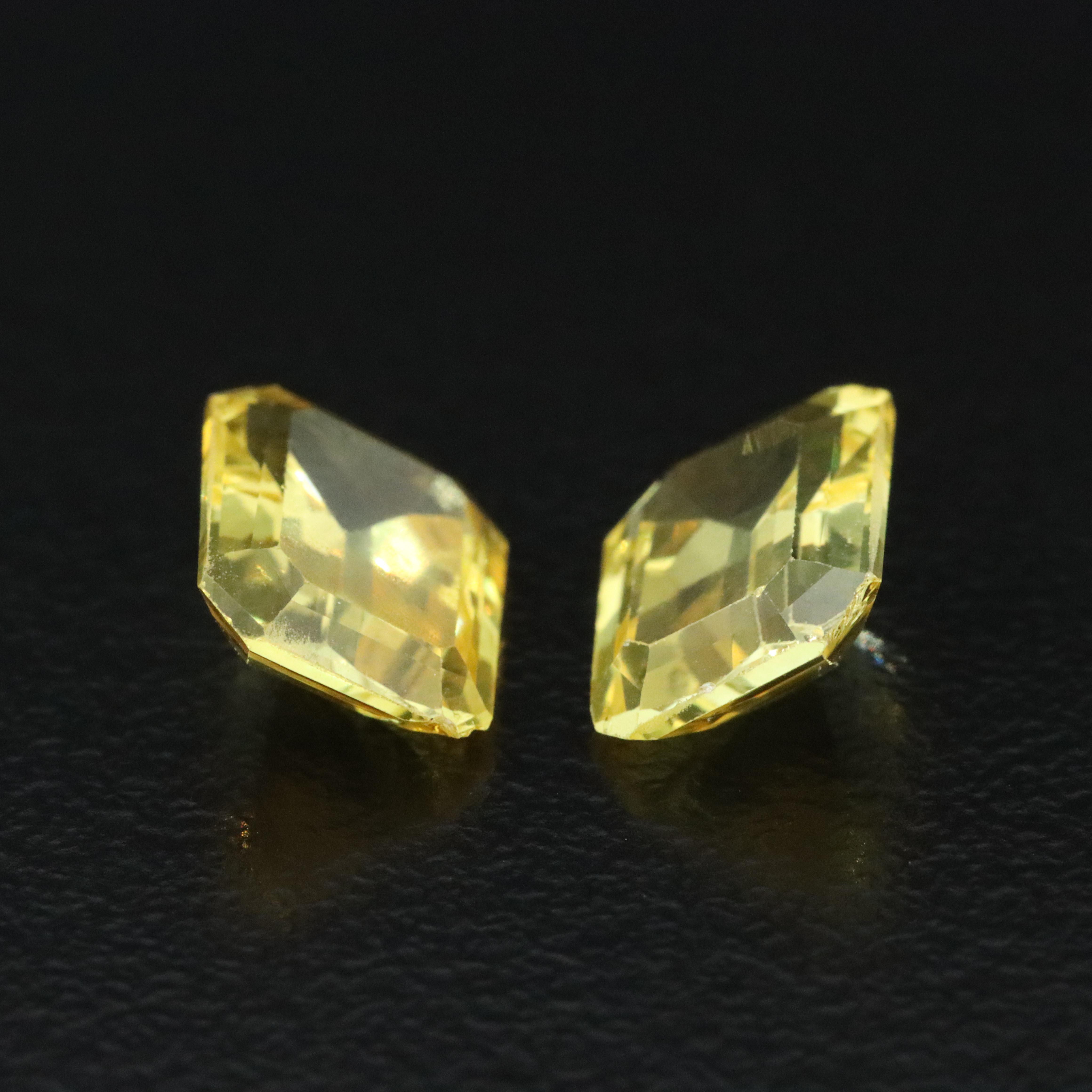 Loose 4.92 CTW Lab Grown Sapphires