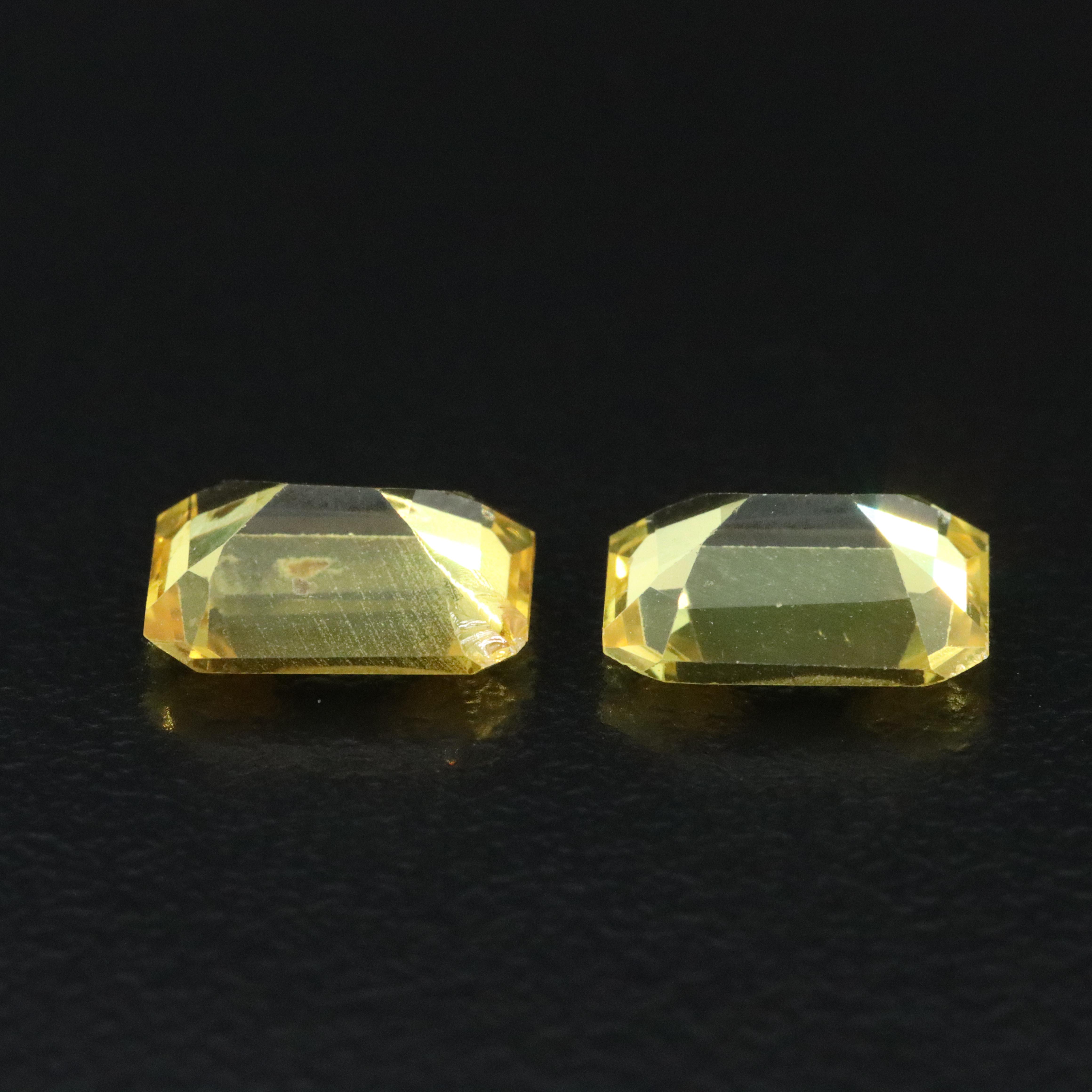 Loose 4.92 CTW Lab Grown Sapphires
