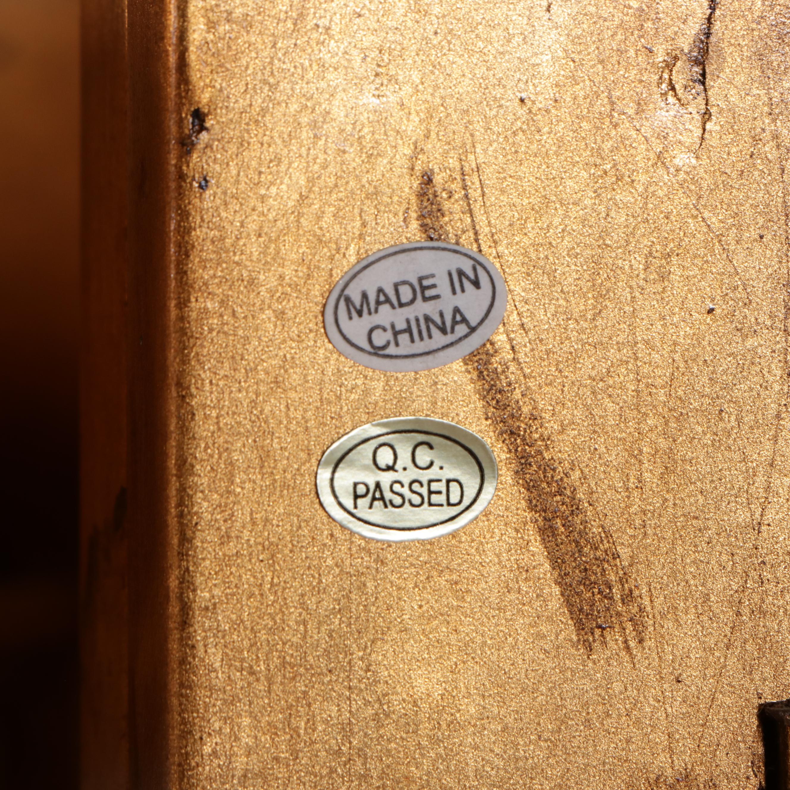 Clossons Bamboo Motif Eight-Panel Folding Room Divider Screen