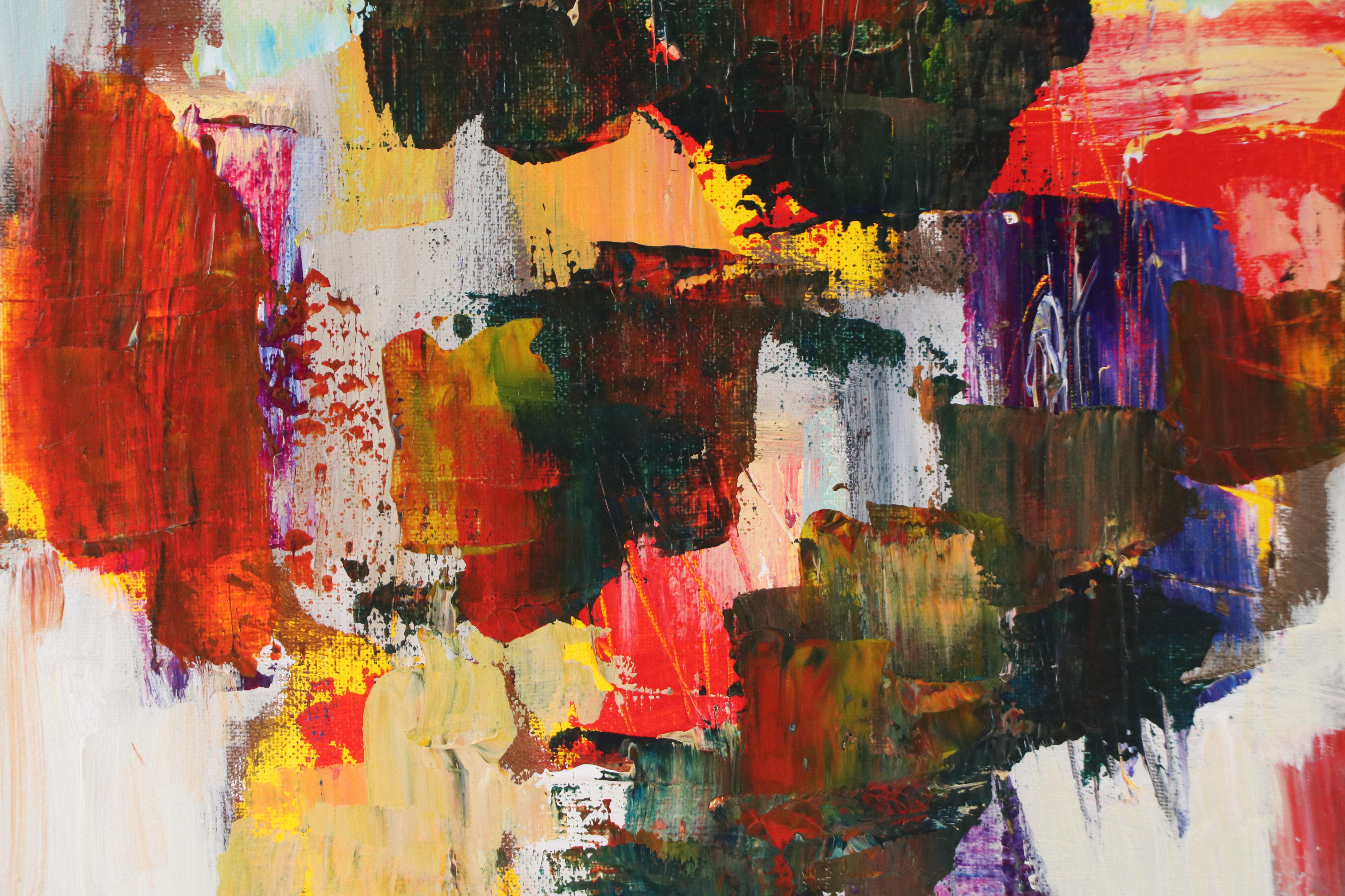 Leif Janek Abstract Acrylic Painting, 21st Century