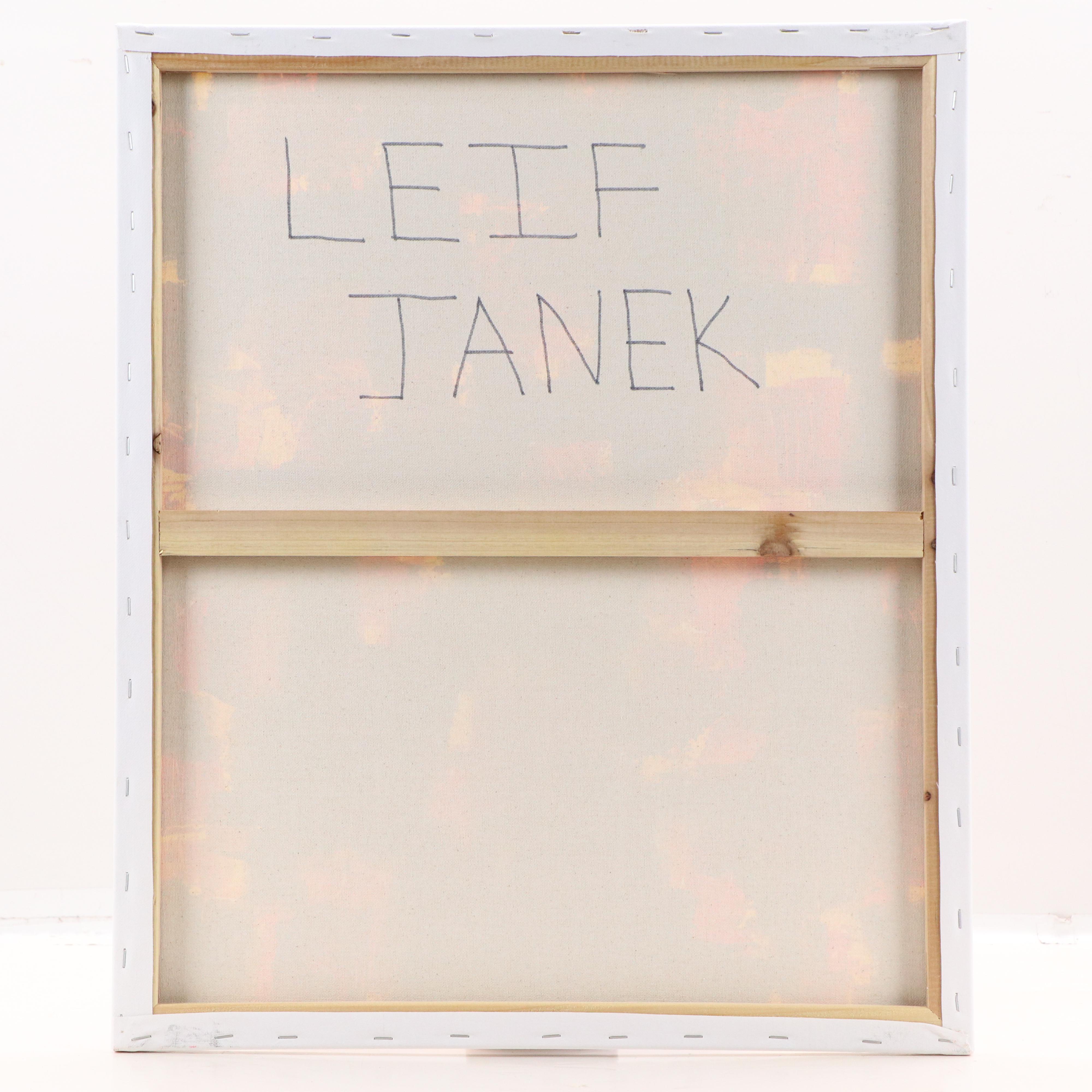 Leif Janek Abstract Acrylic Painting, 21st Century