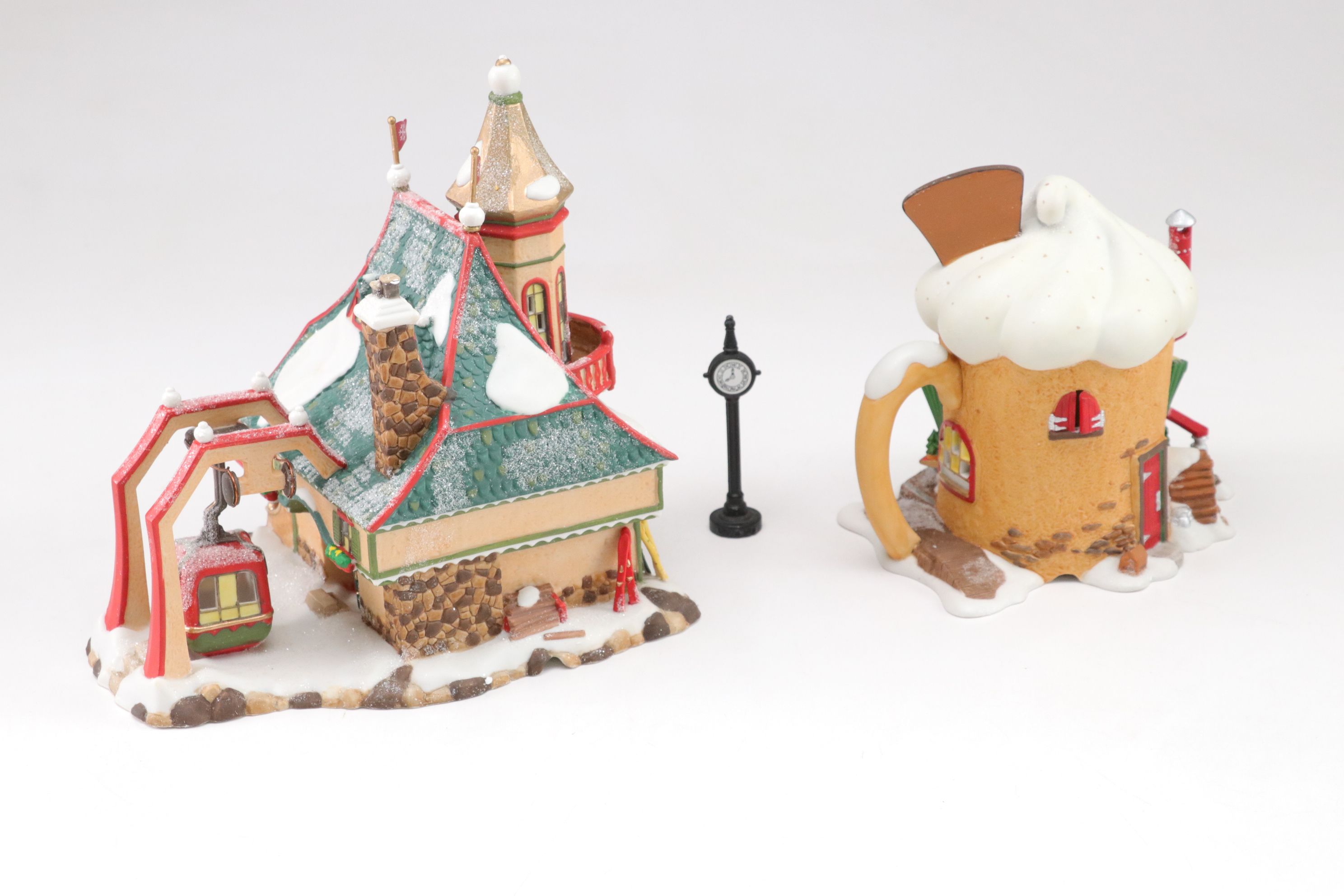 Department 56 "Egg Nog Pub" and Other North Pole Series Christmas Village Sets
