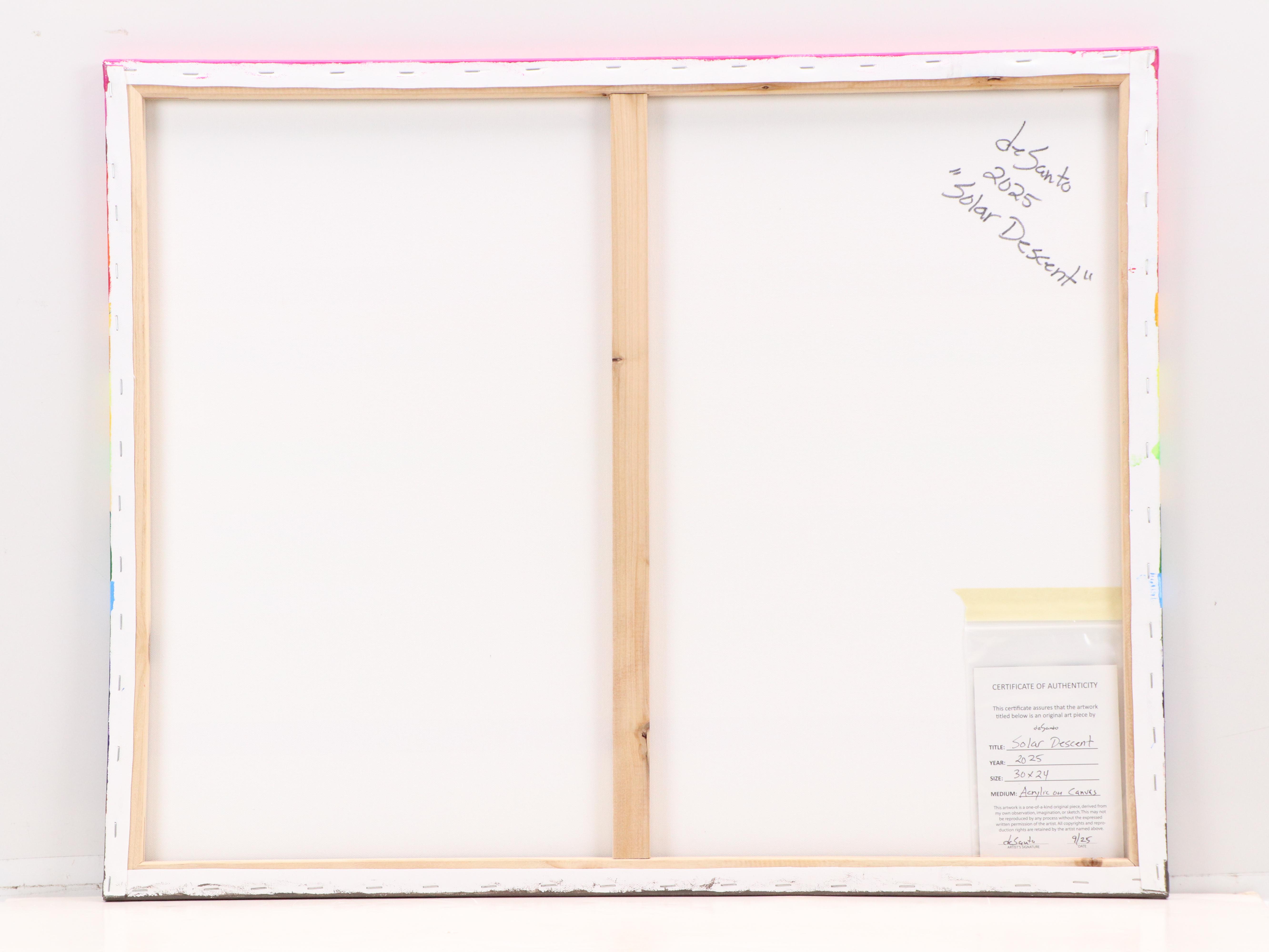 deSanto Acrylic Painting "Solar Descent," 2025