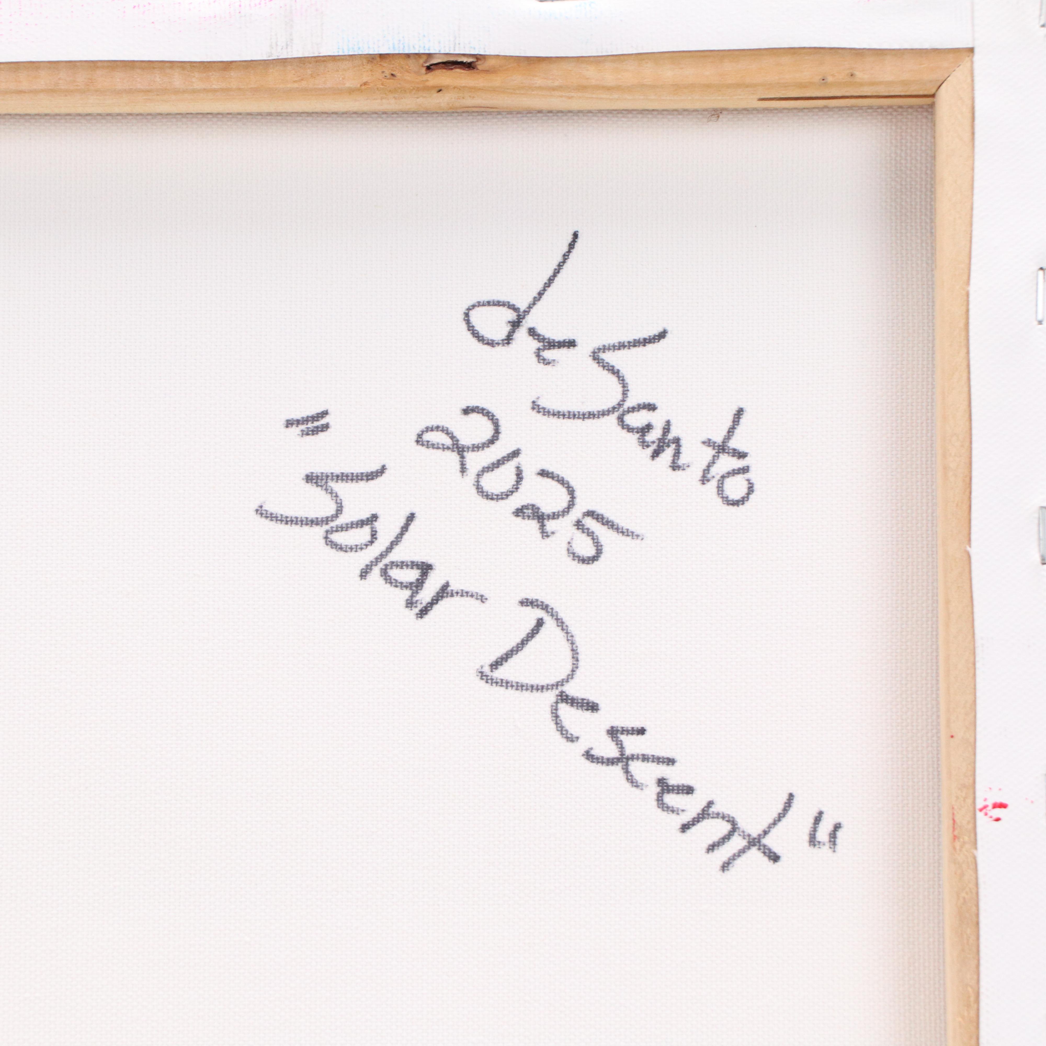 deSanto Acrylic Painting "Solar Descent," 2025