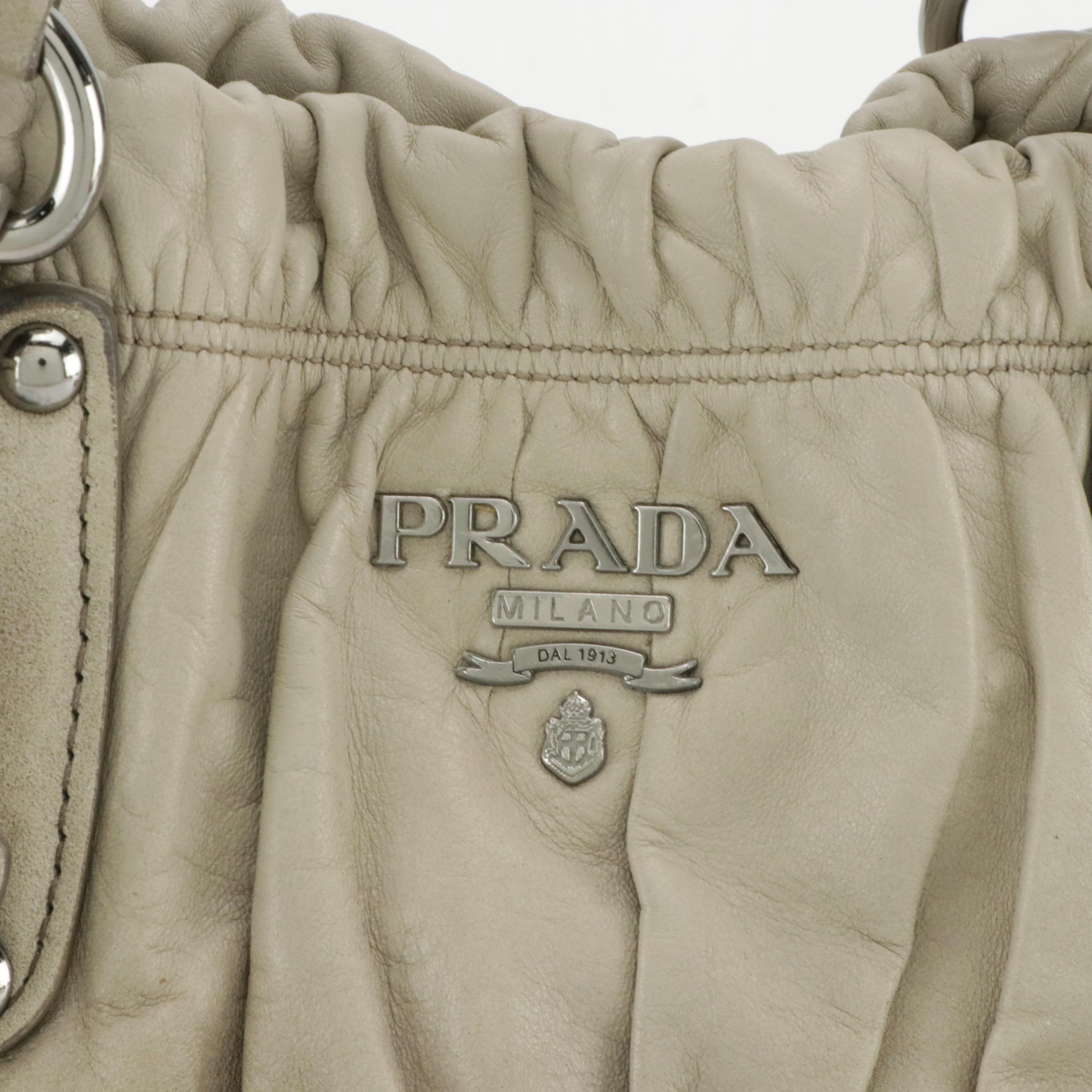 Prada Ombré Gaufré Leather Two-Way Bag