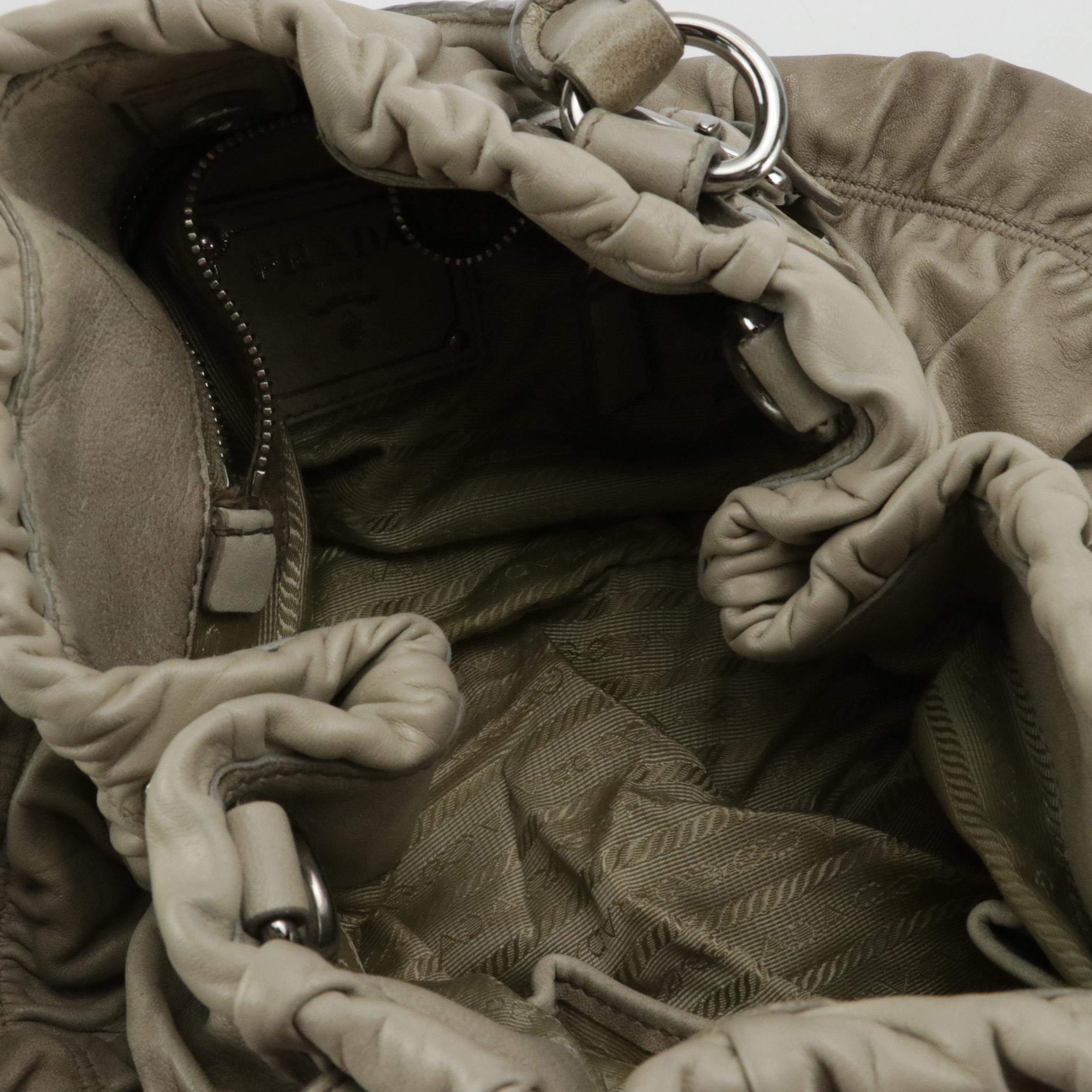 Prada Ombré Gaufré Leather Two-Way Bag