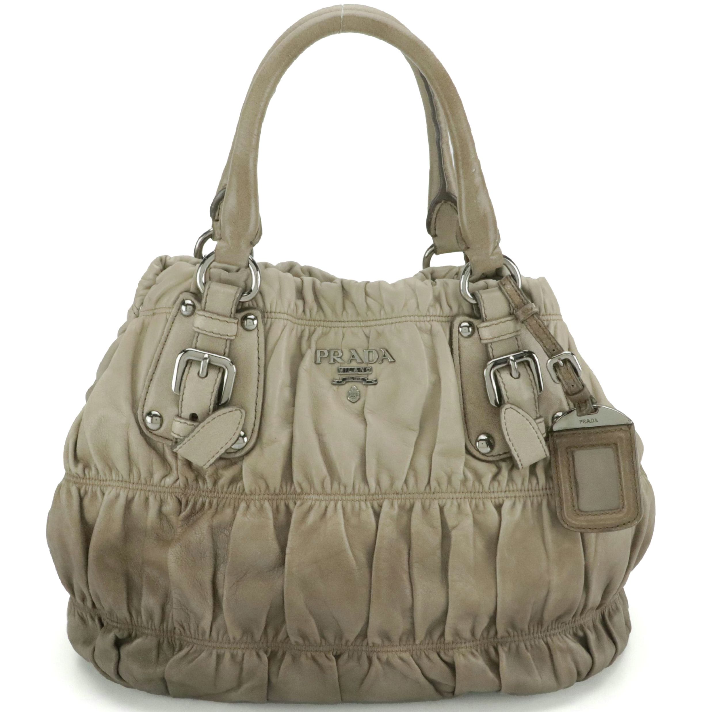 Prada Ombré Gaufré Leather Two-Way Bag