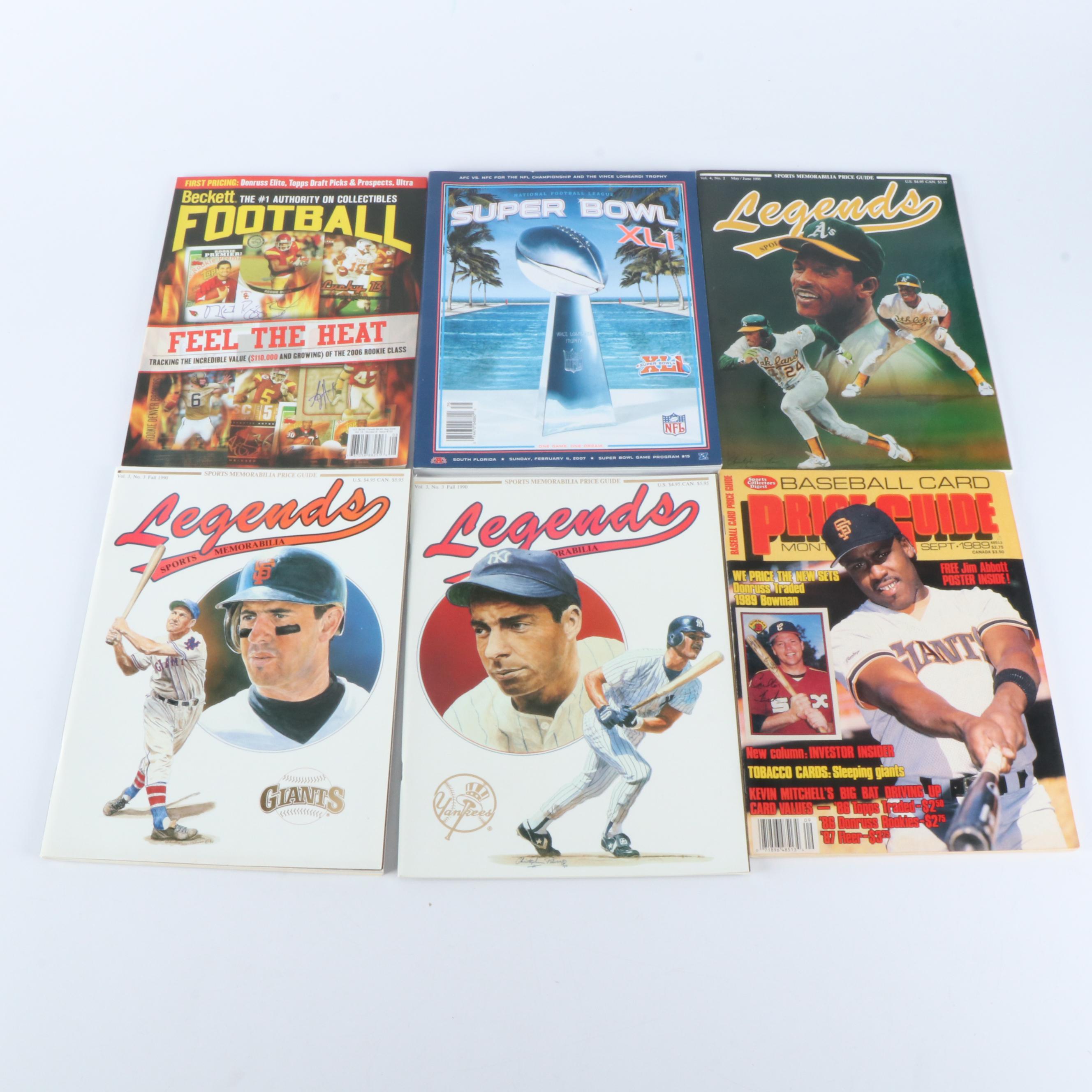 Baseball Card Periodicals, Baseball Media Guides, and More
