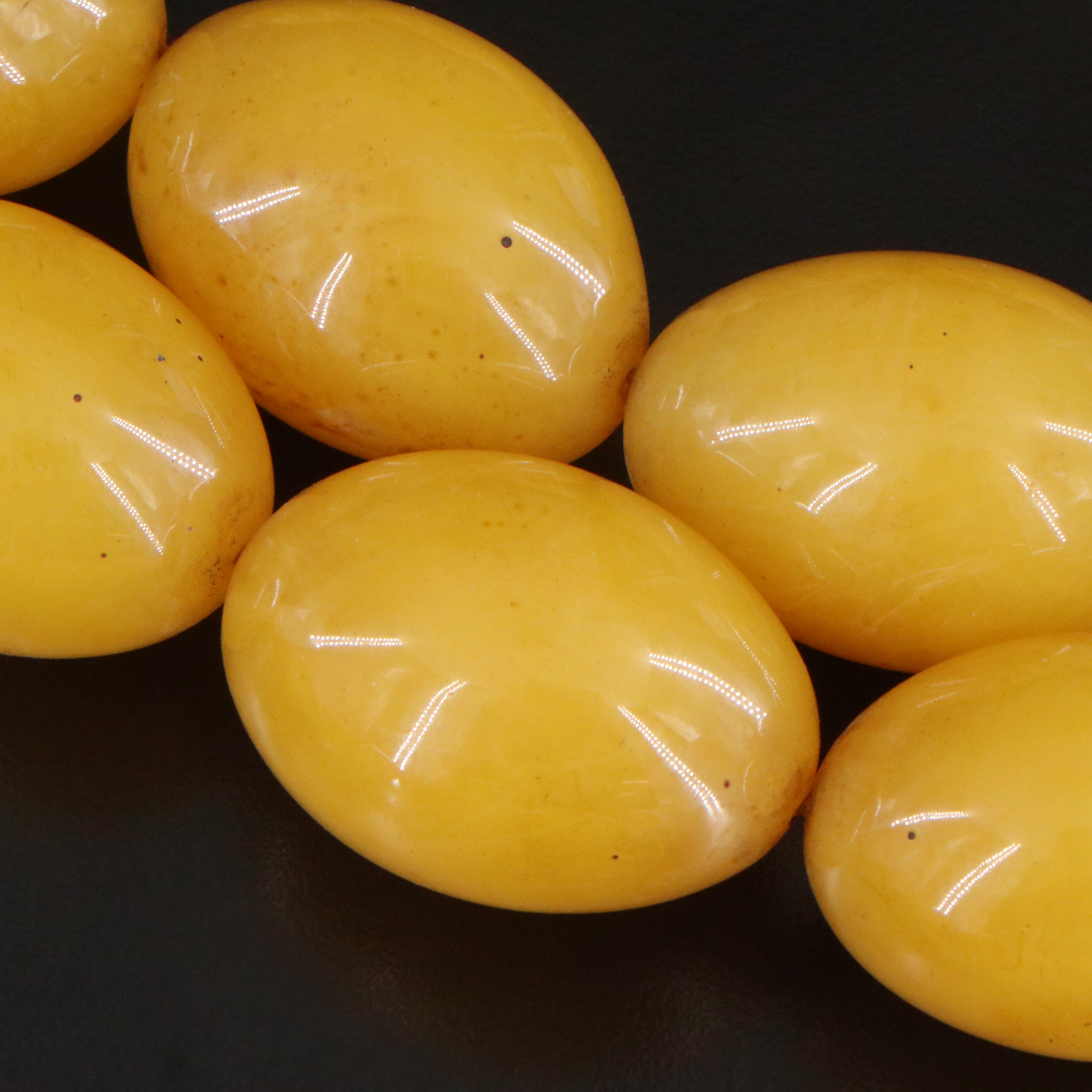 Resin Mala Bead Necklace