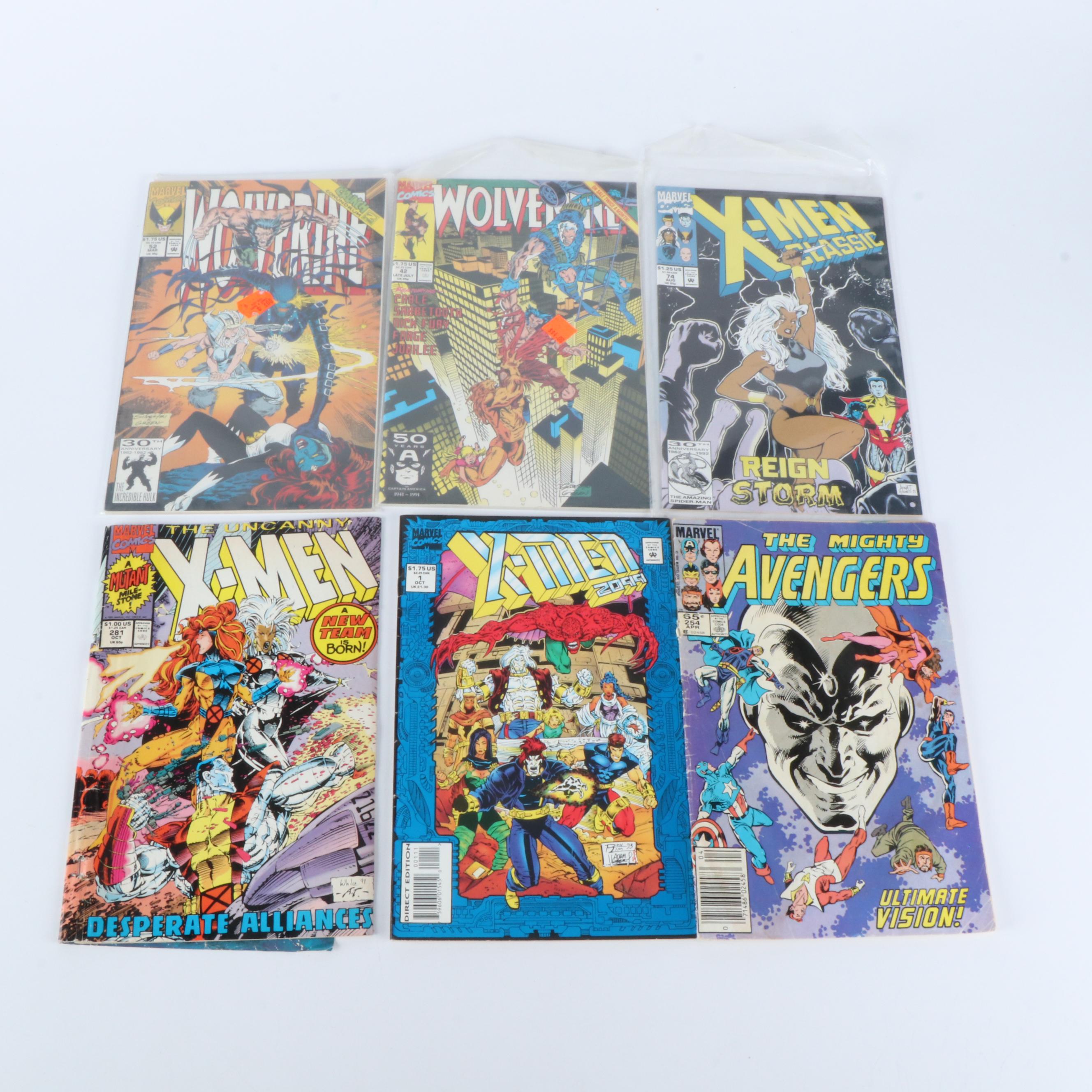 Group of Eighty-Six Various Comic Books, Mainly Marvel