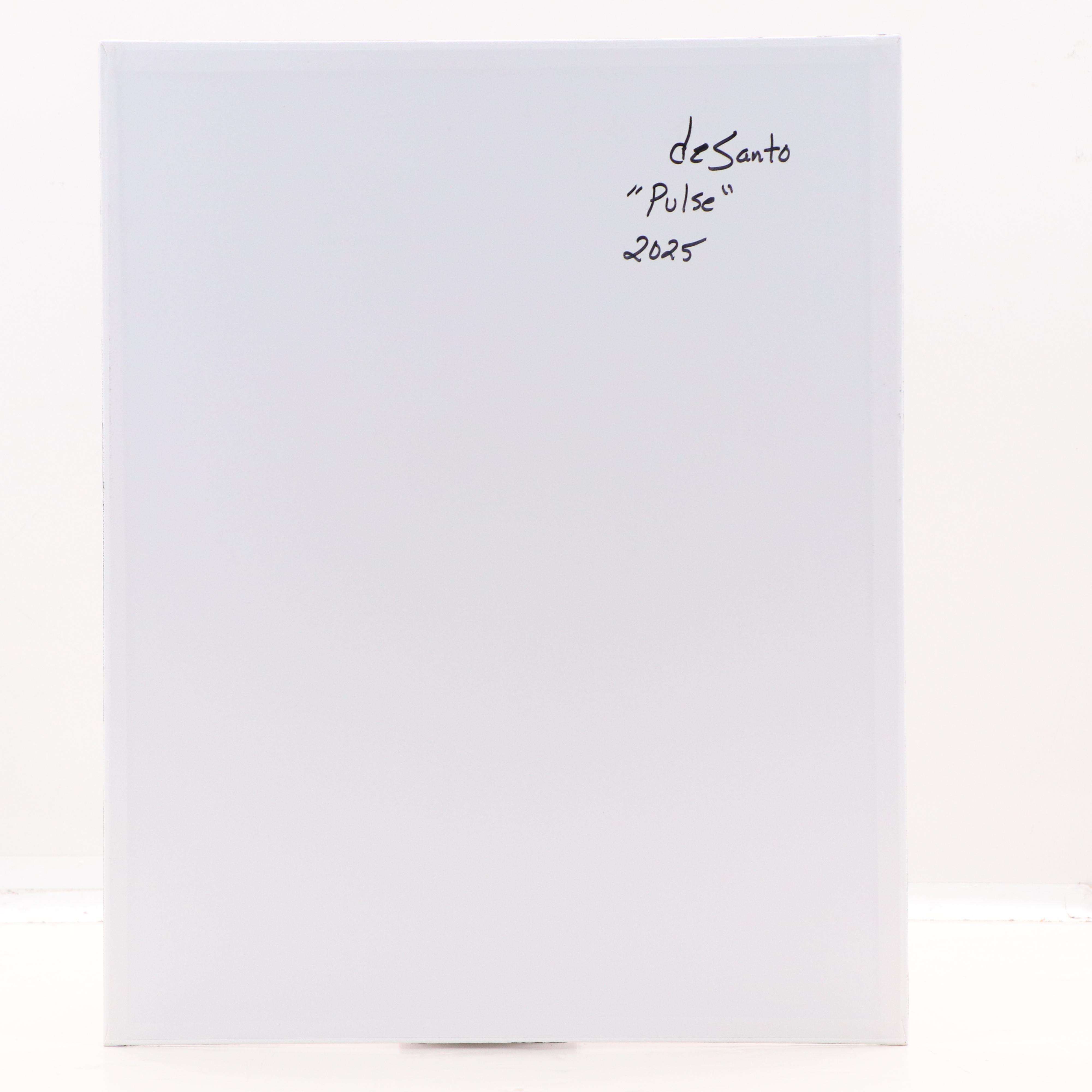 deSanto Stylized Nude Figure Acrylic Painting "Pulse," 2025