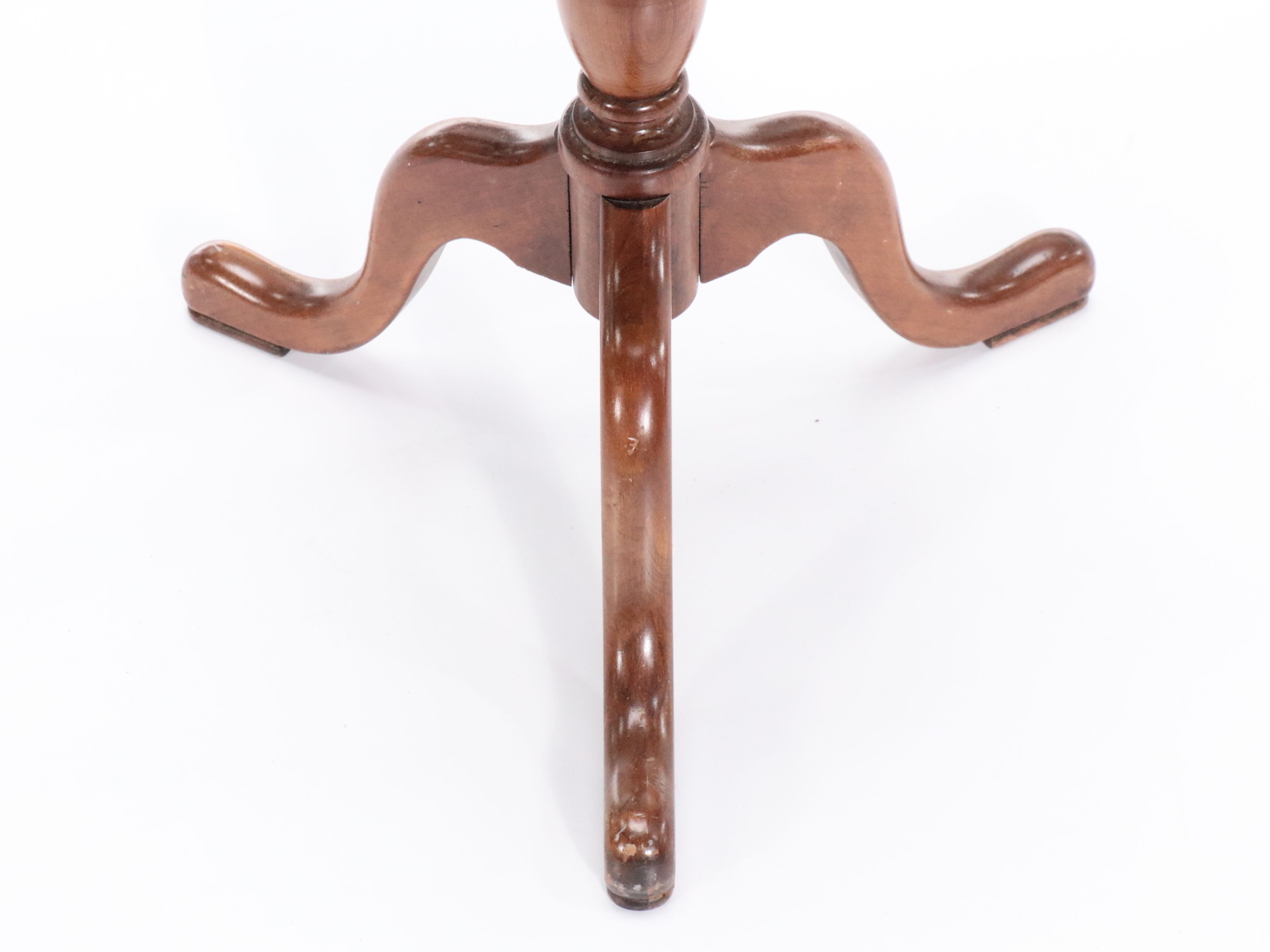 Georgian Style Mahogany Dumbwaiters with Cherry Candlestand, 1940s