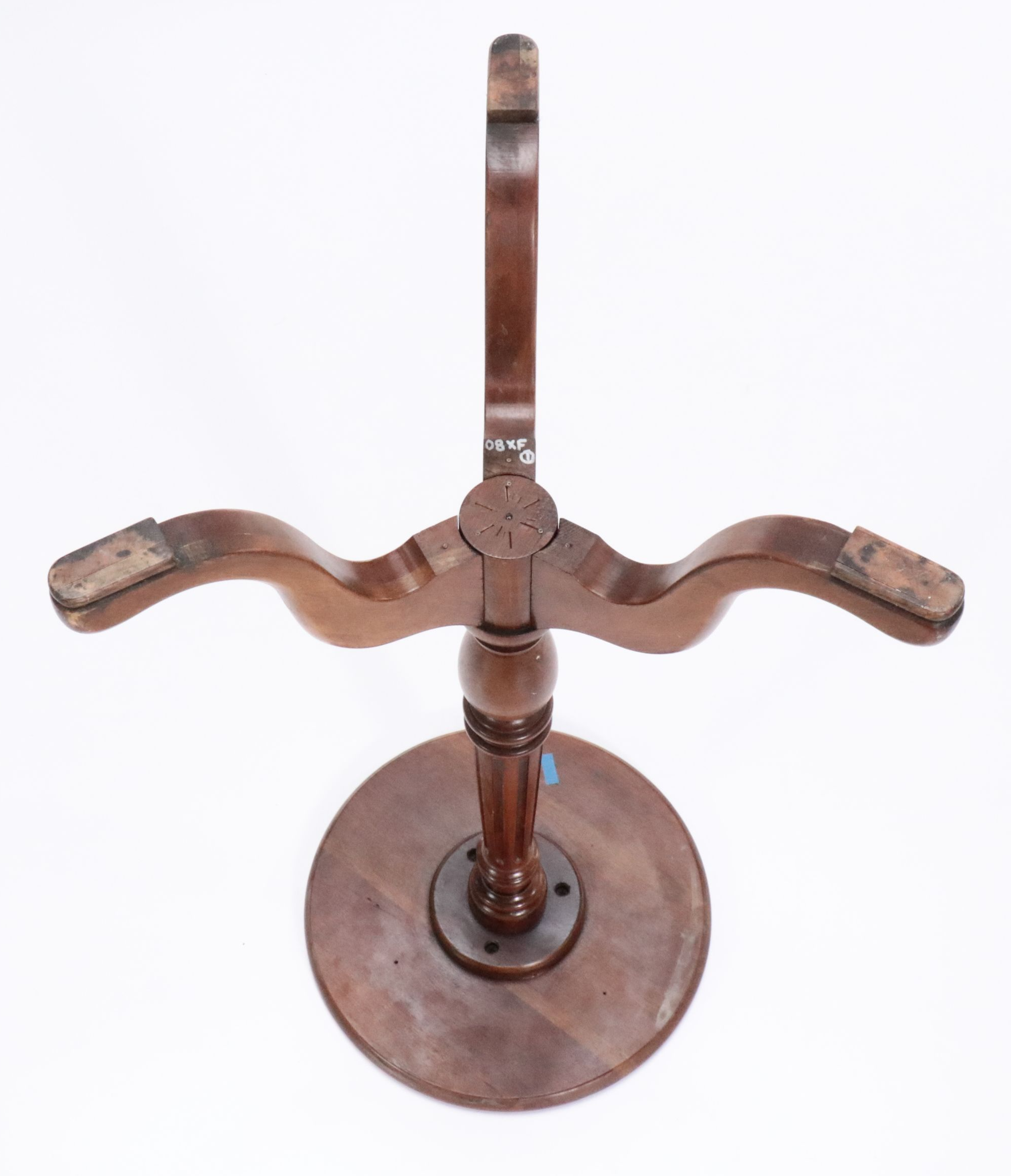 Georgian Style Mahogany Dumbwaiters with Cherry Candlestand, 1940s