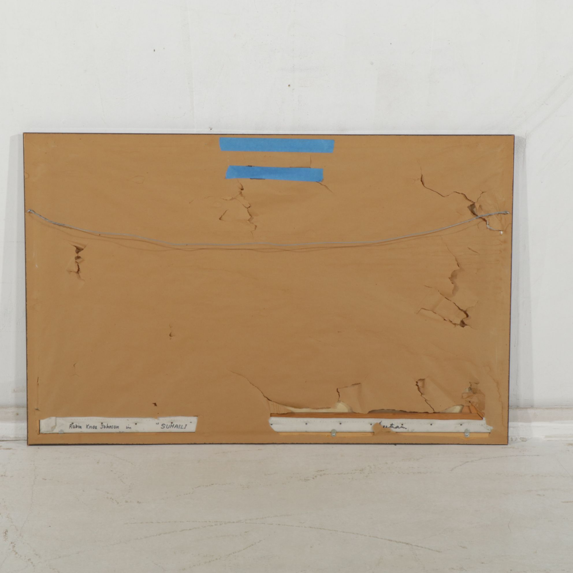 J. Beetham Historic Nautical Oil Painting Scene "Robin Knox-Johnston - Suhaili"