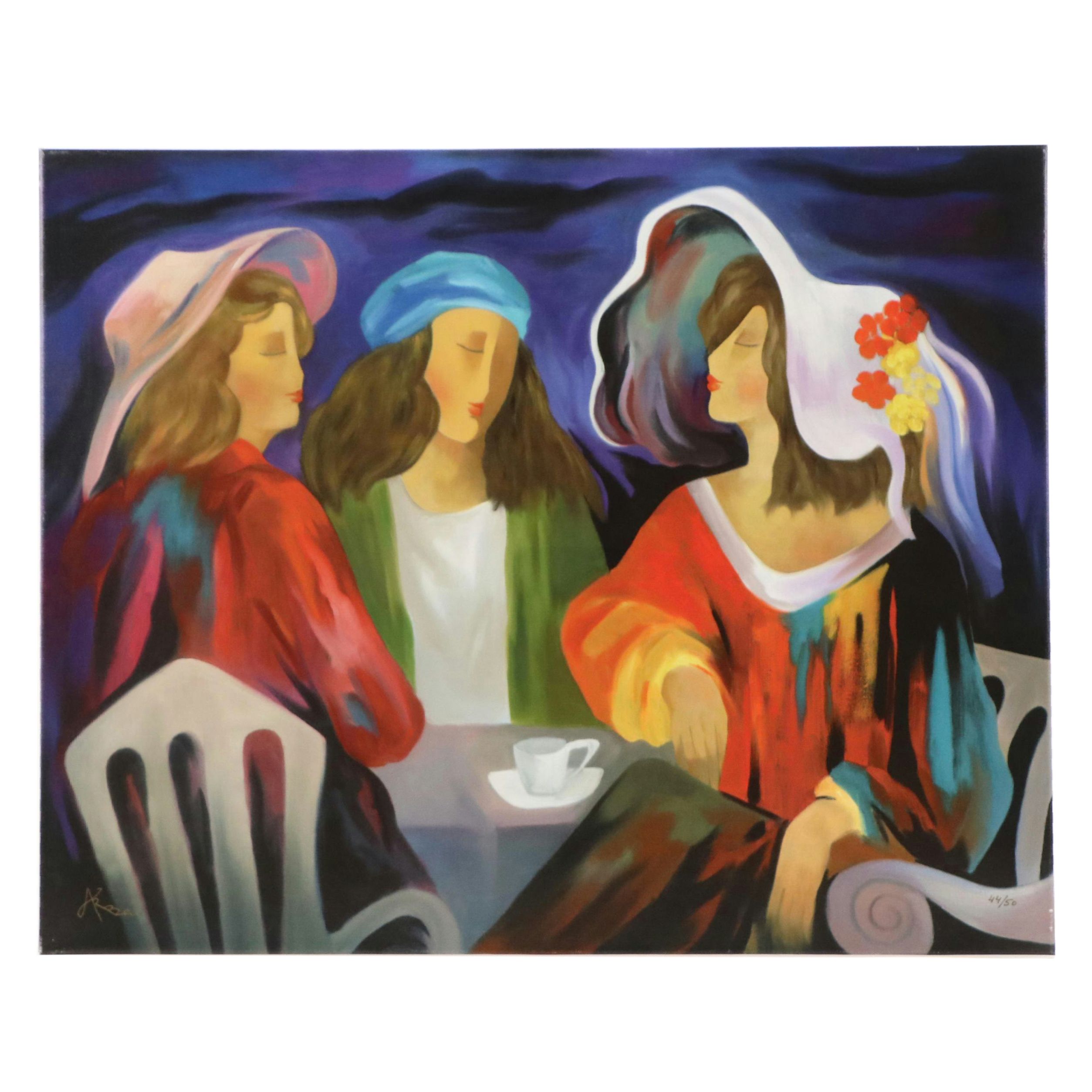 Arbe Berberyan Giclée "Girls Night Out," 21st Century