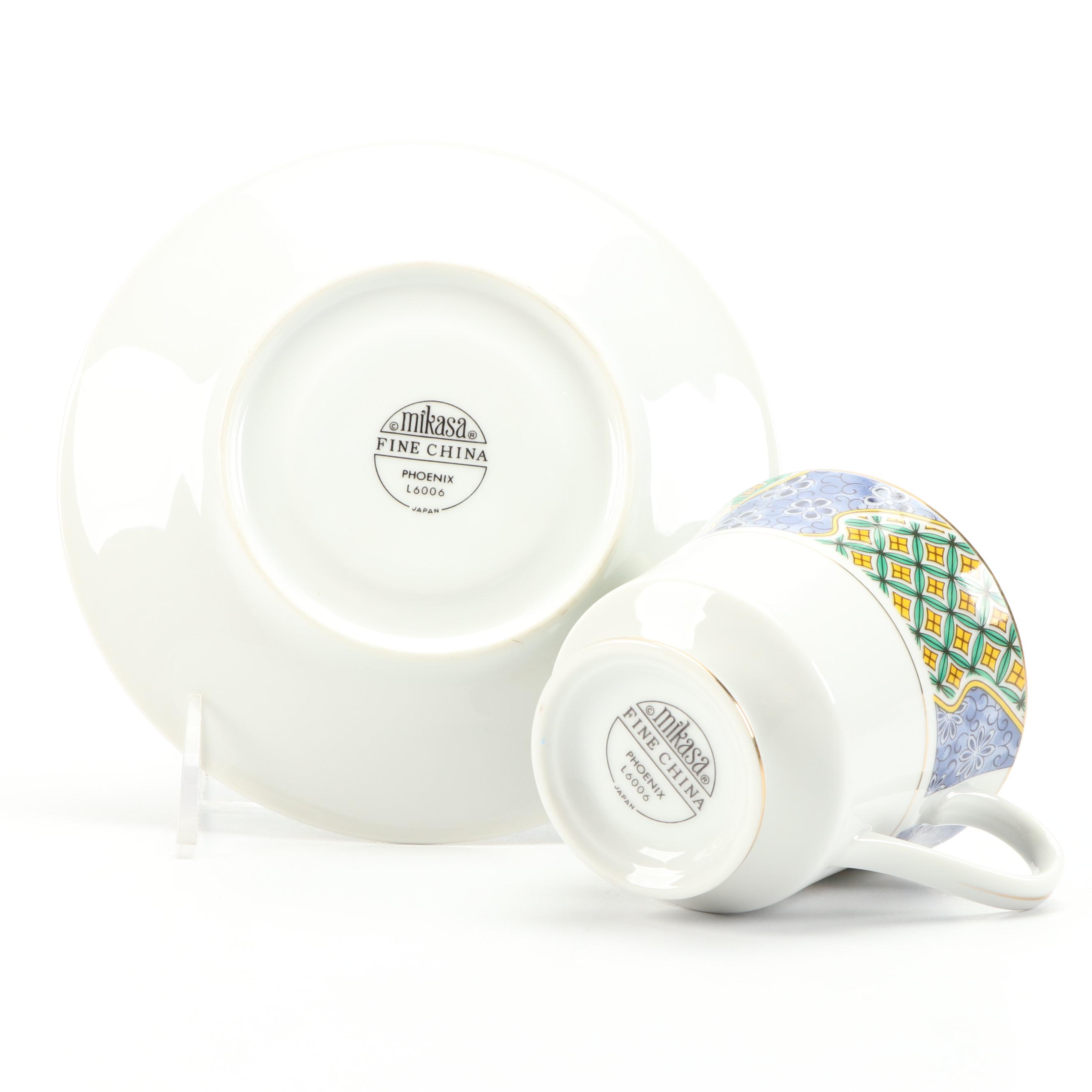 Mikasa "Phoenix" Porcelain Dinnerware, 1978-1981