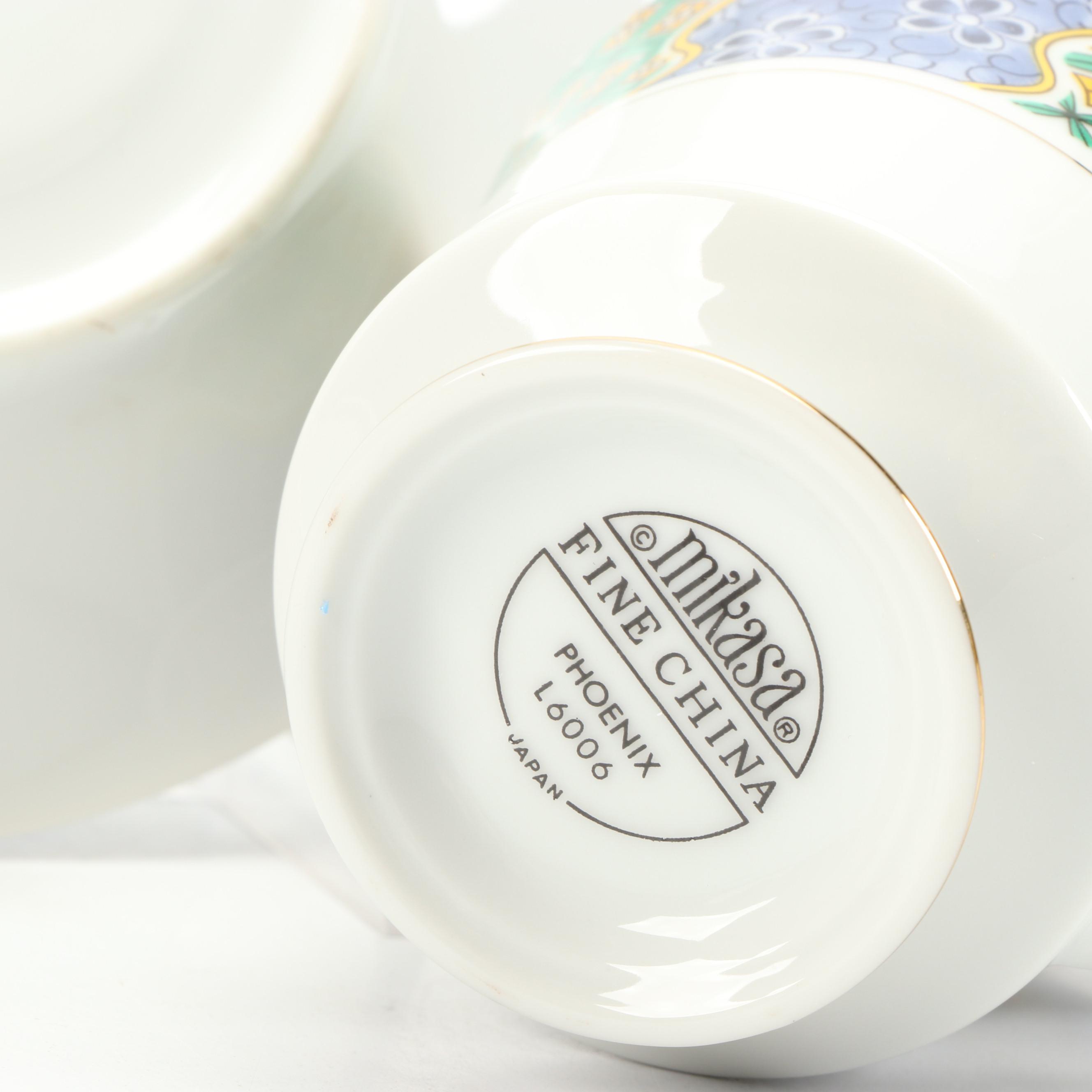 Mikasa "Phoenix" Porcelain Dinnerware, 1978-1981