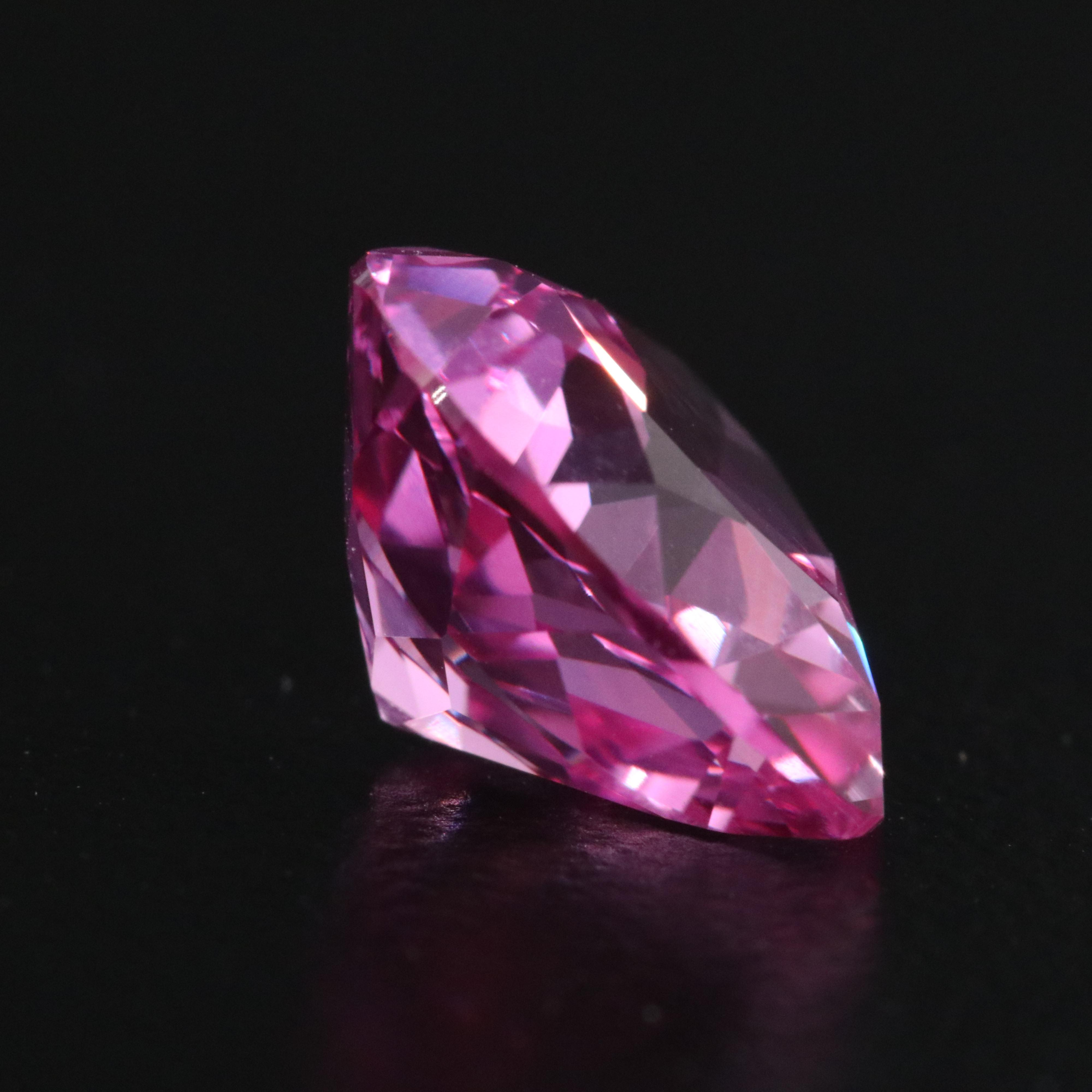 Loose 4.42 CT Lab Grown Sapphire