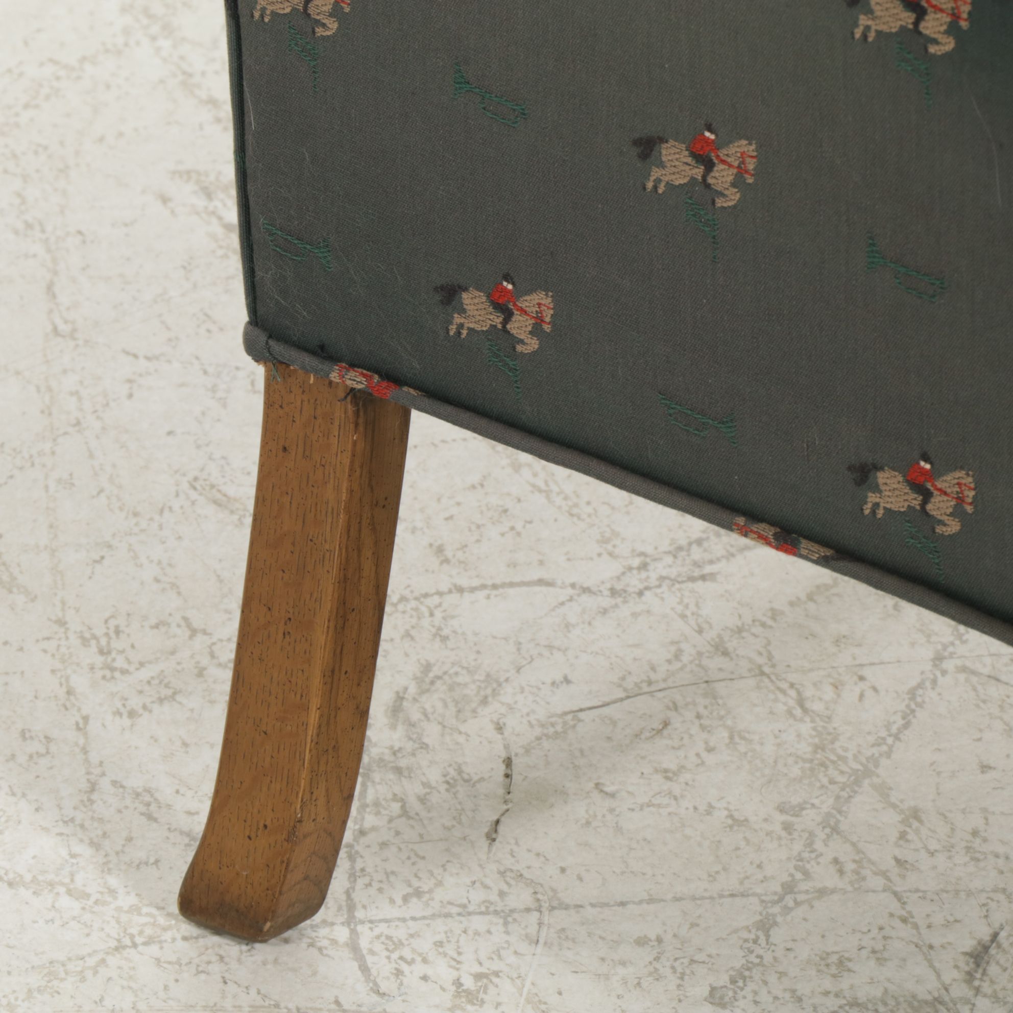 Drexel "Traditional Classics" Chippendale Style Wing Back Armchair